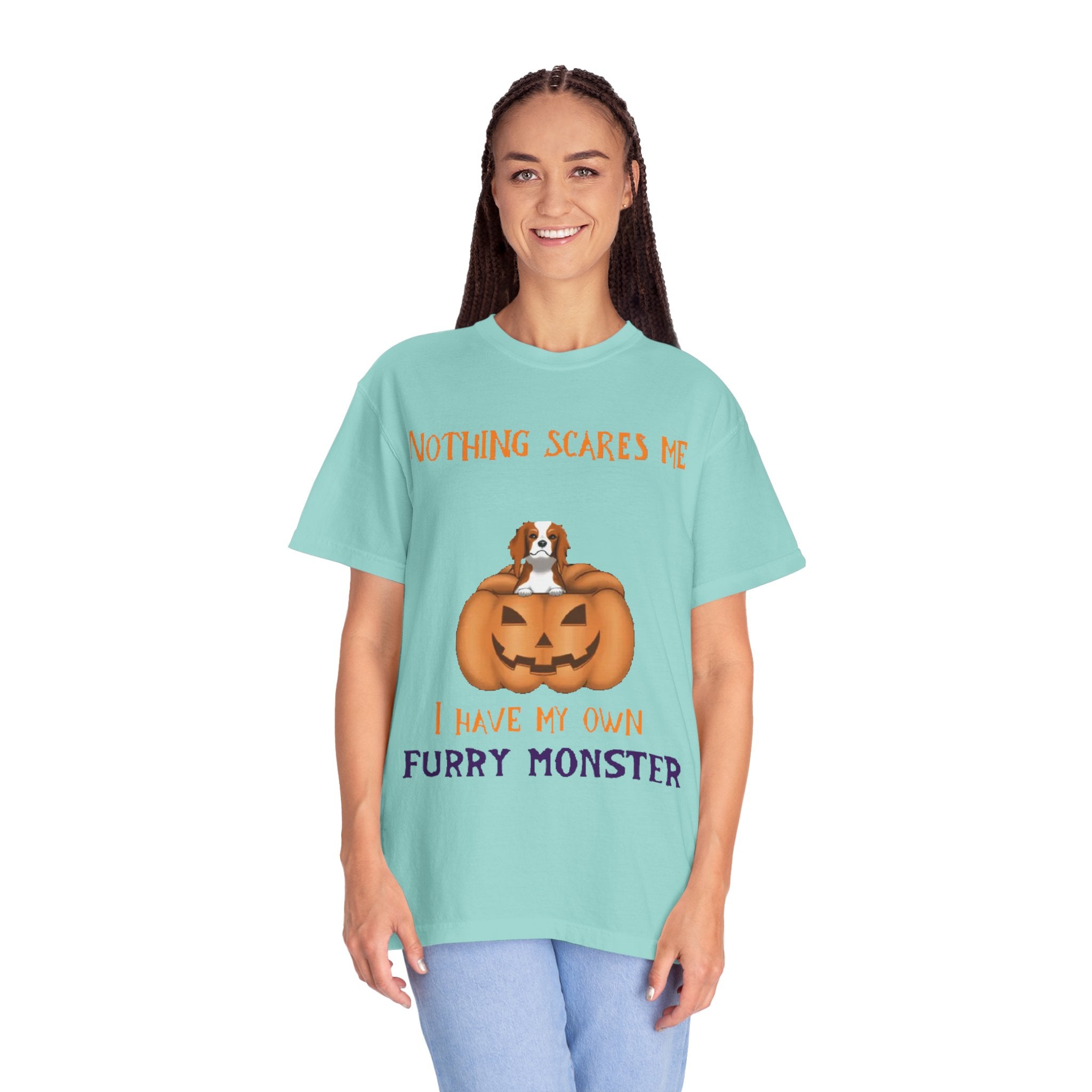Nothing scares me I have my own Furry Monster | Unisex Garment-Dyed T-shirt