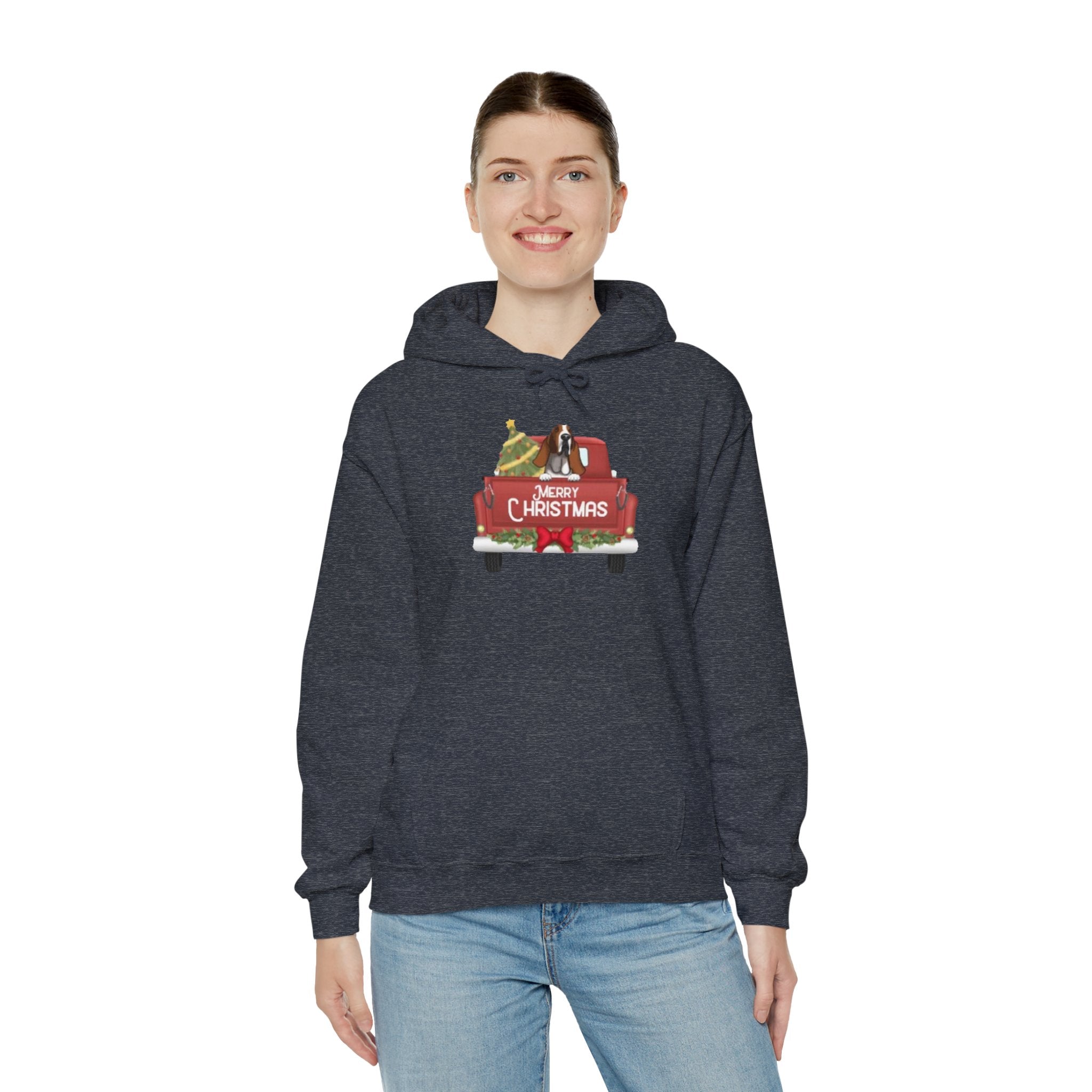 Merry Christmas | Unisex Dry Blend Hooded Sweatshirt