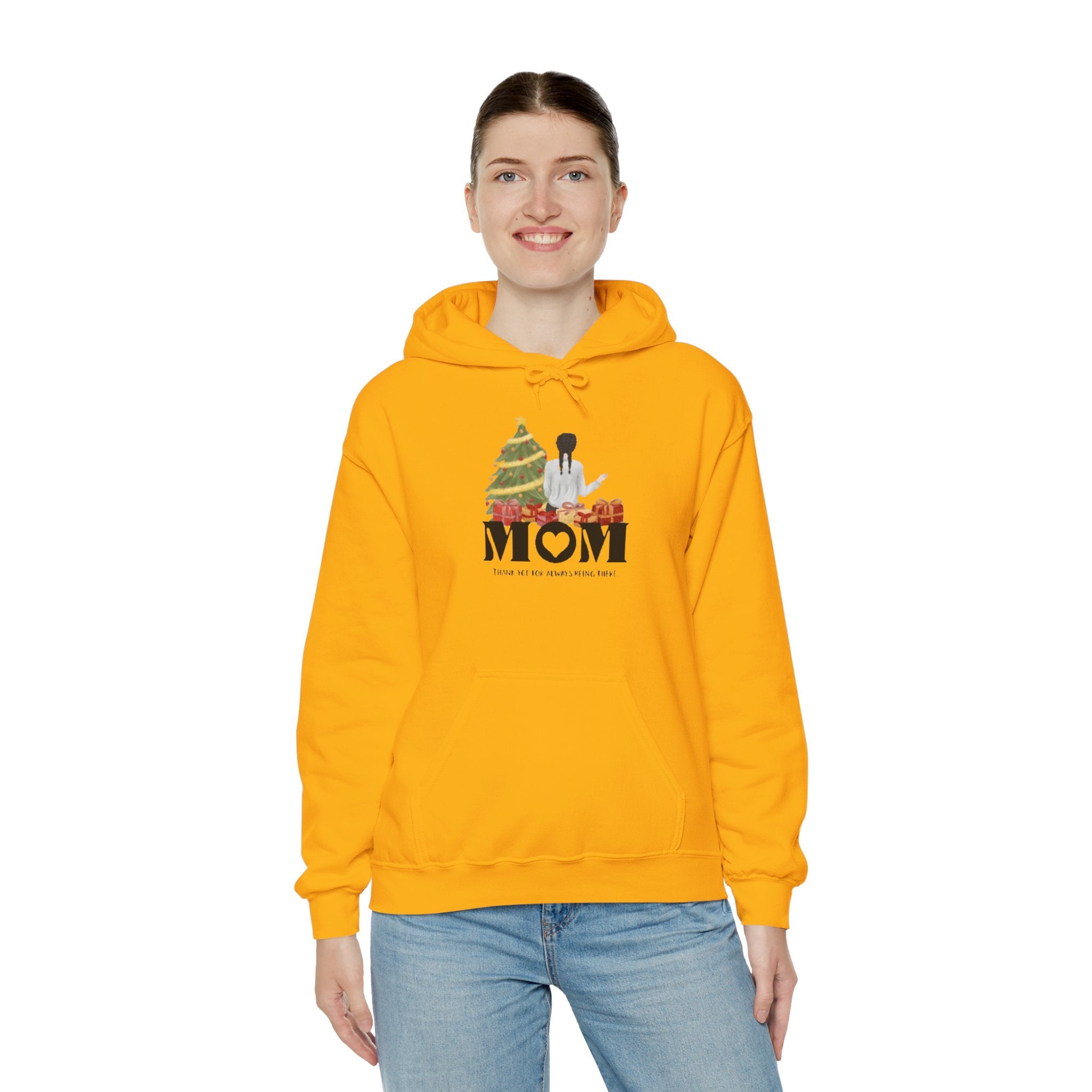 MOM thank you for always being there | Unisex Dry Blend Hooded Sweatshirt