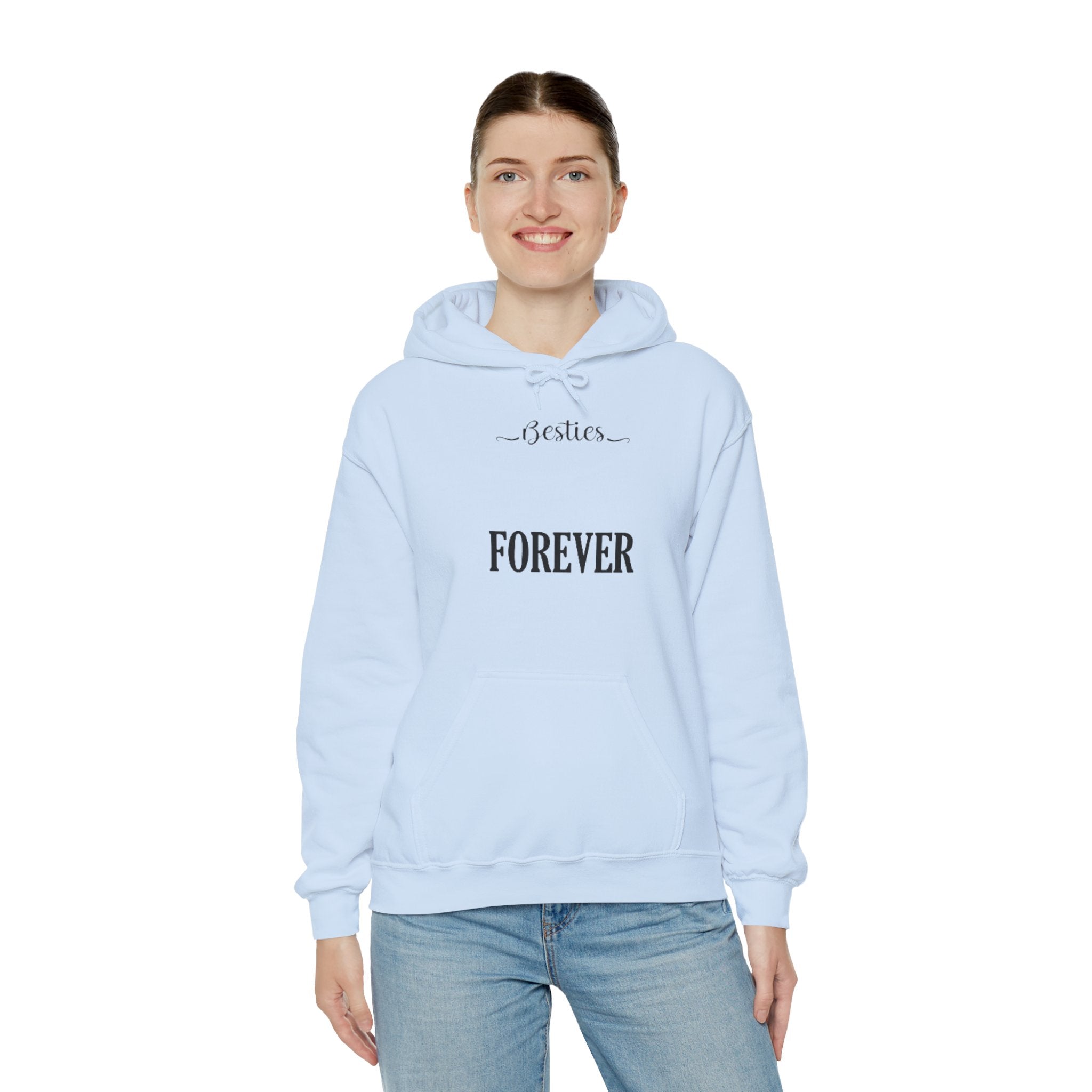 Besties forever |Unisex Dry Blend Hooded Sweatshirt