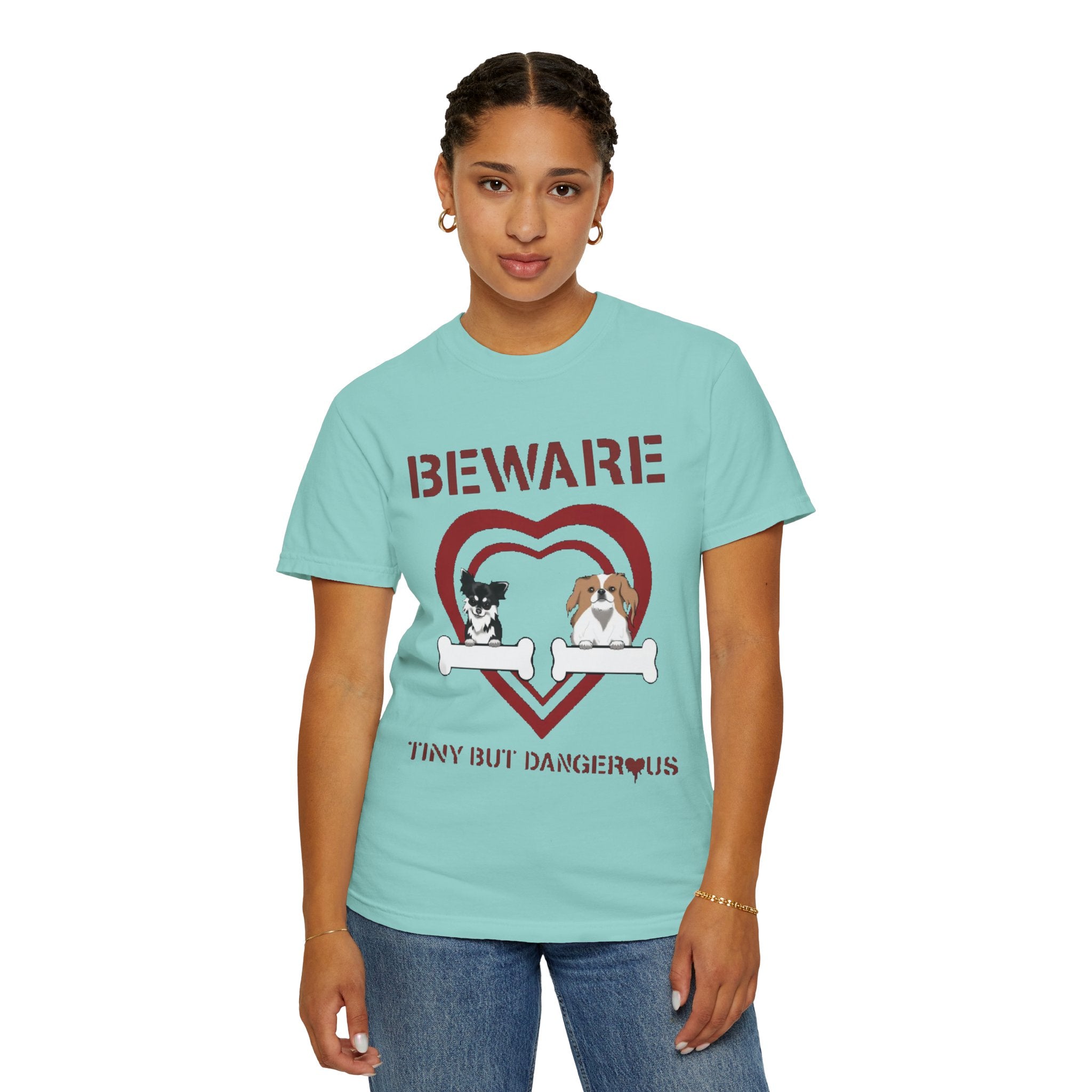 Beware tiny but dangerous | Unisex Garment-Dyed T-shirt