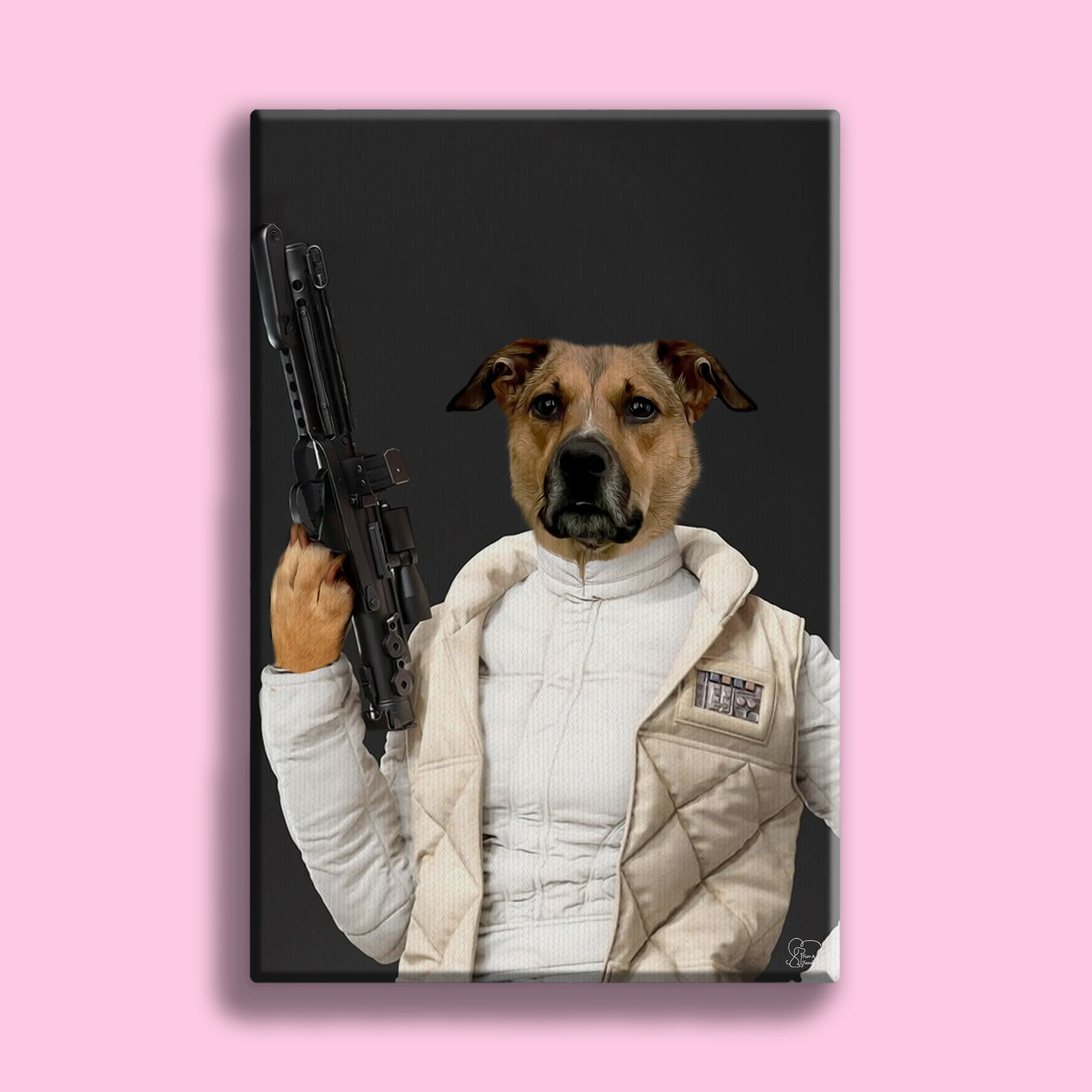 Princess Leia Star Wars - Custom Pet Portrait