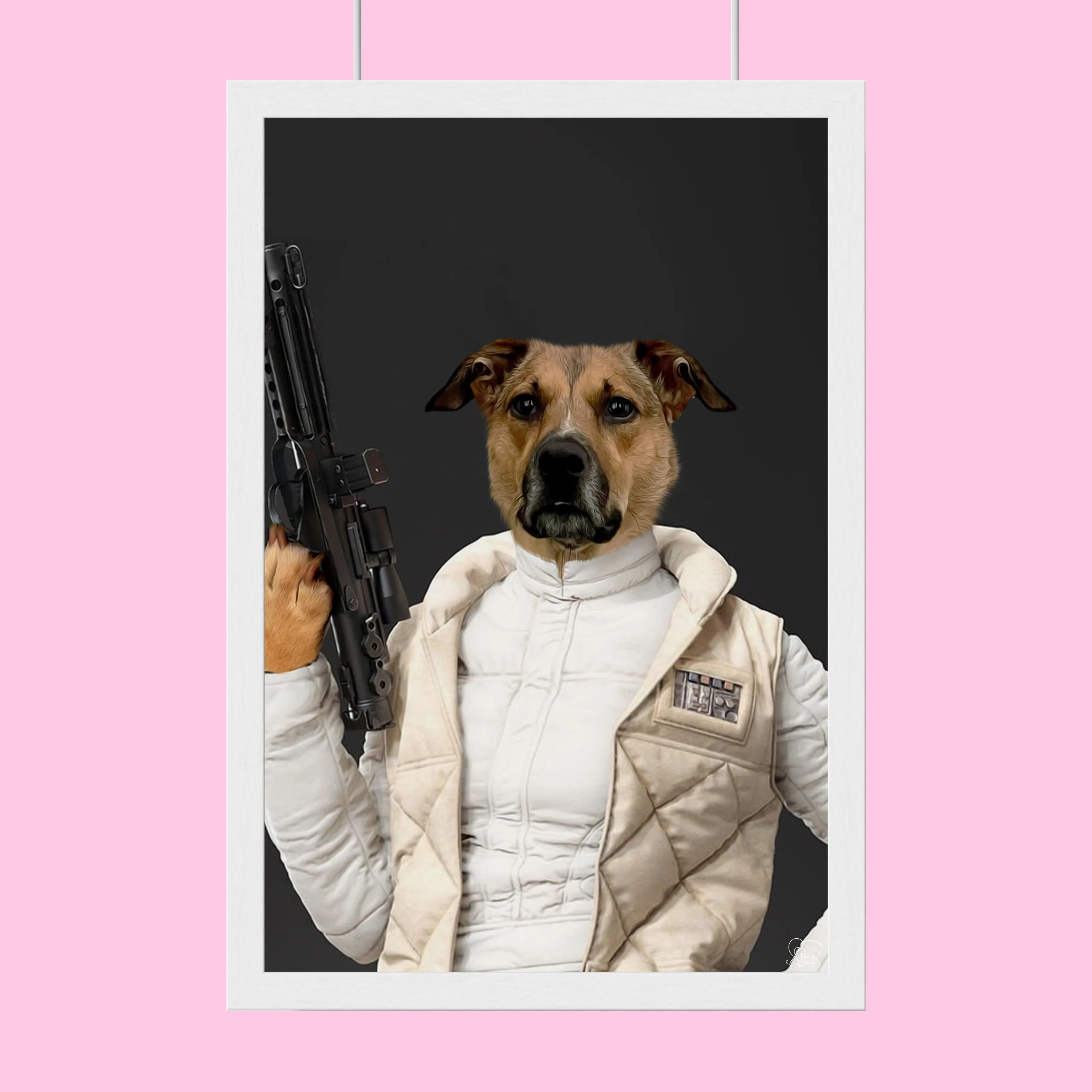 Princess Leia Star Wars - Custom Pet Portrait