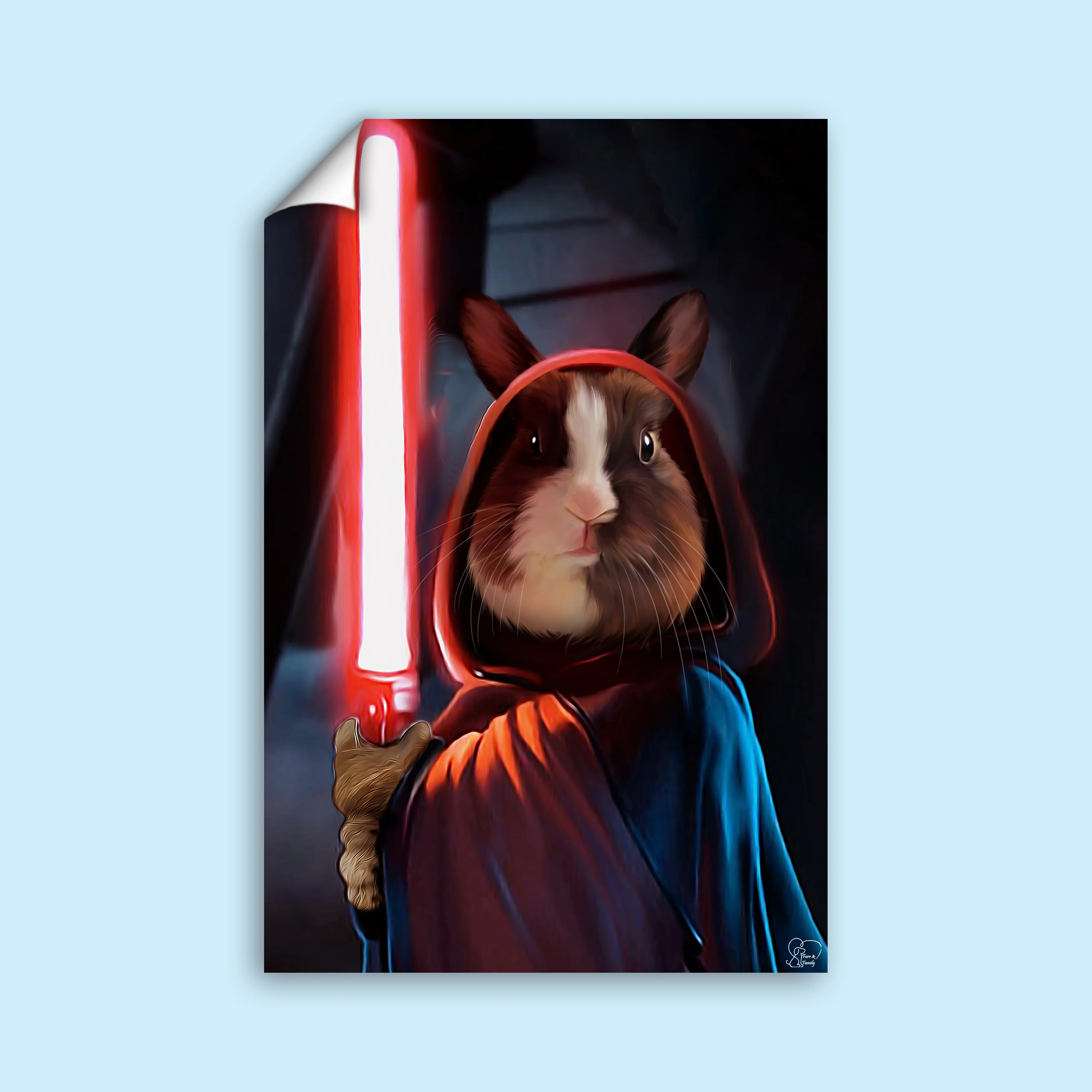 Yoda Star Wars - Custom Pet Portrait