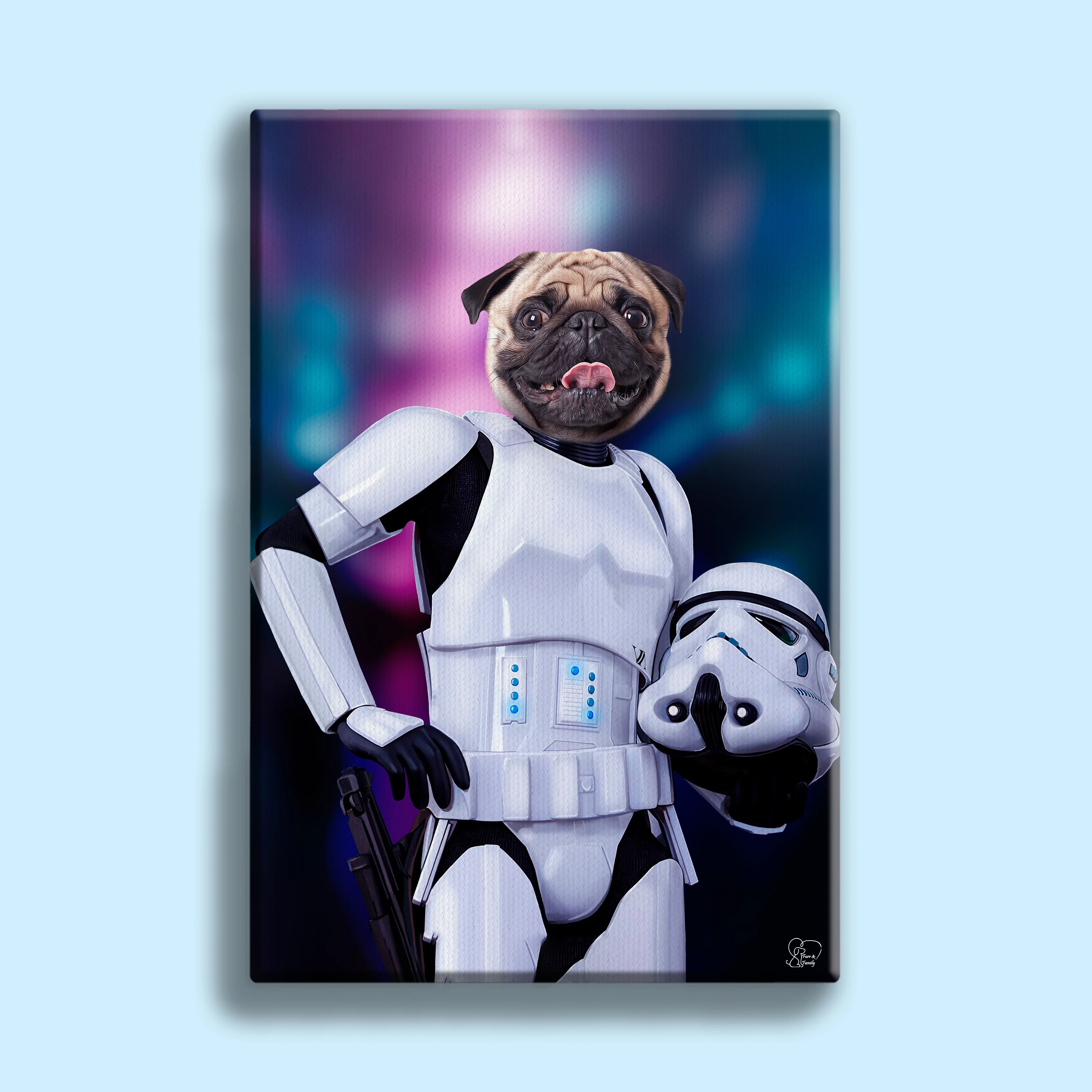 Storm Trooper Star Wars - Custom Pet Portrait