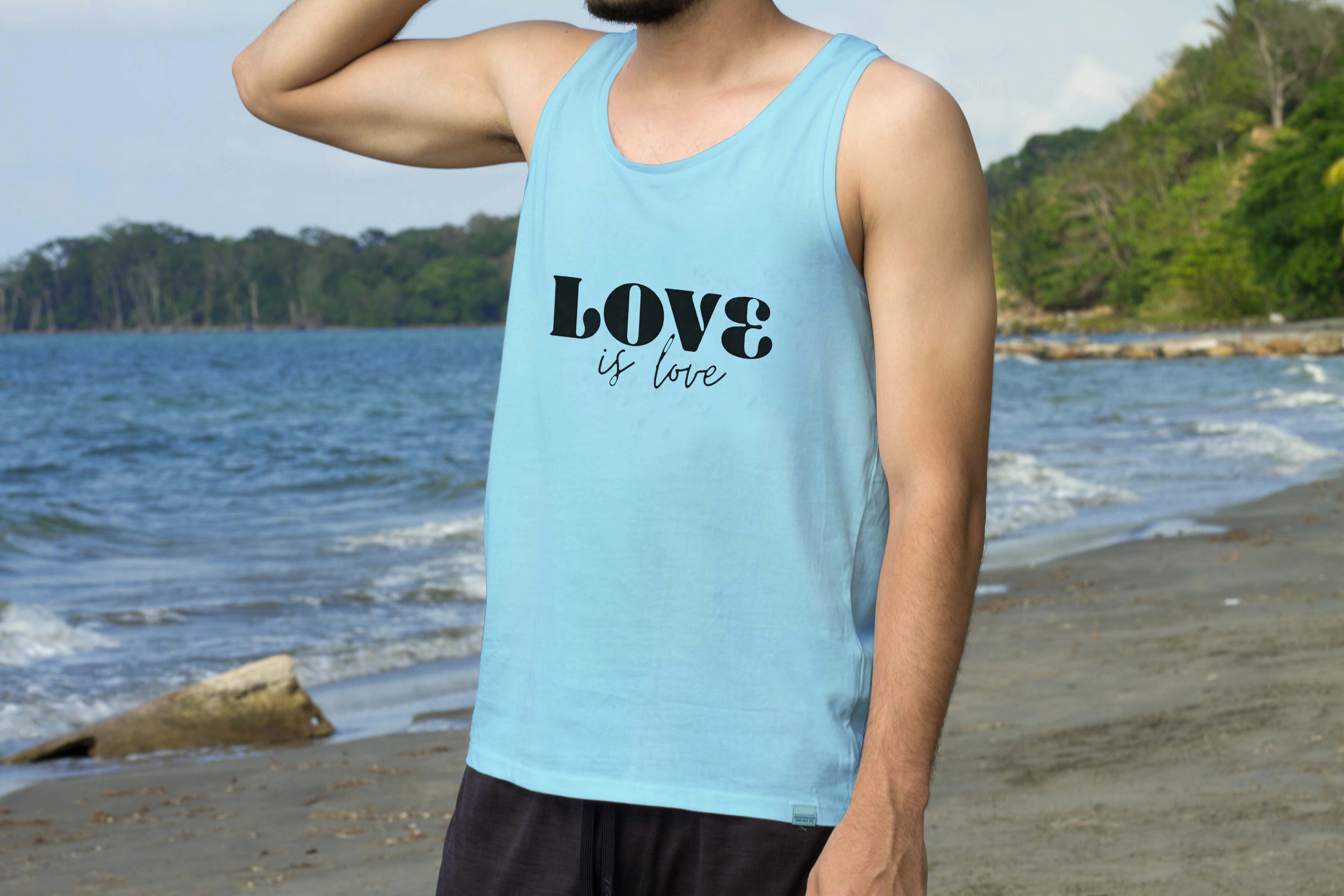 Love is love | Women's Flowy Scoop Muscle Tank