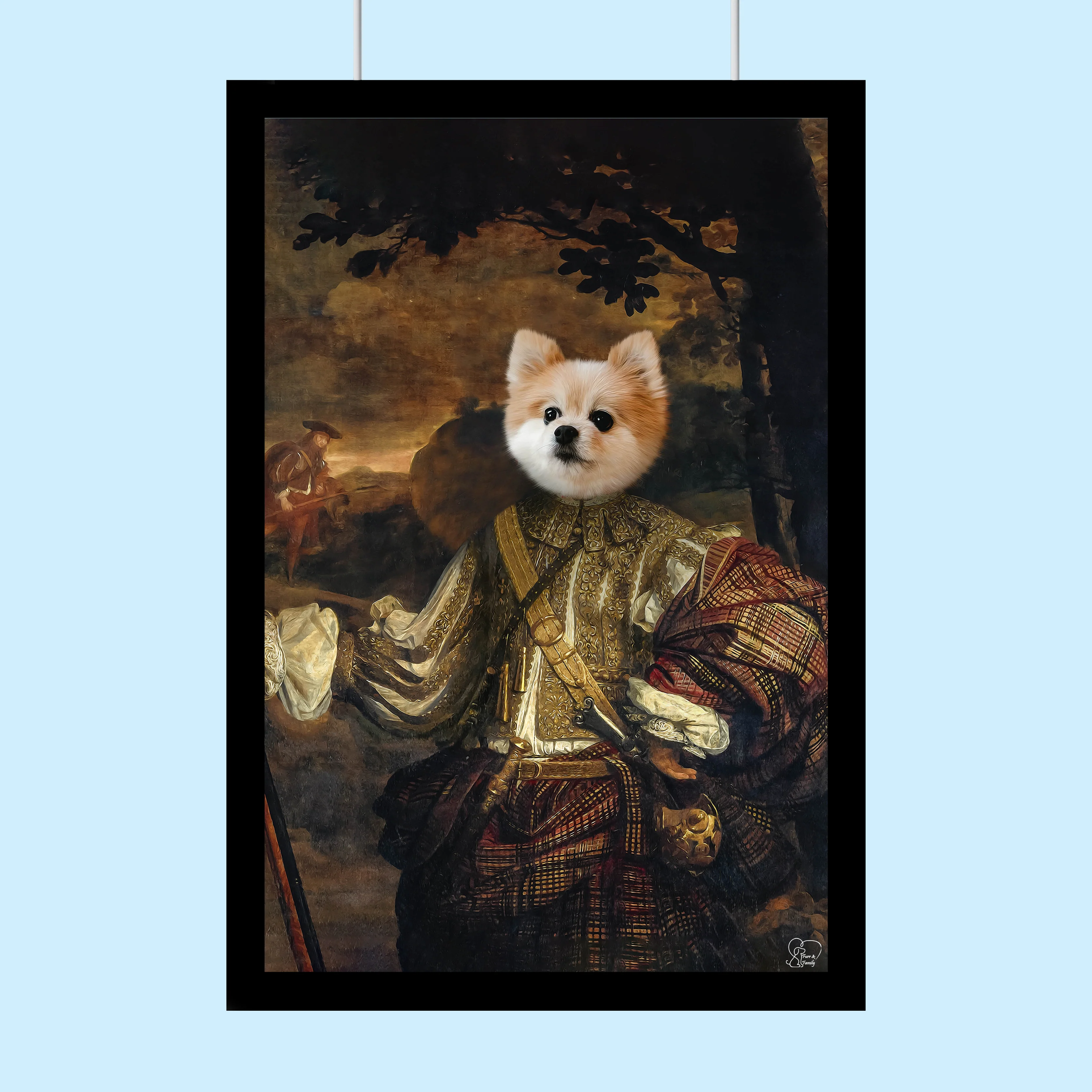 Cheerful Toastmaster - Custom Pet Portrait