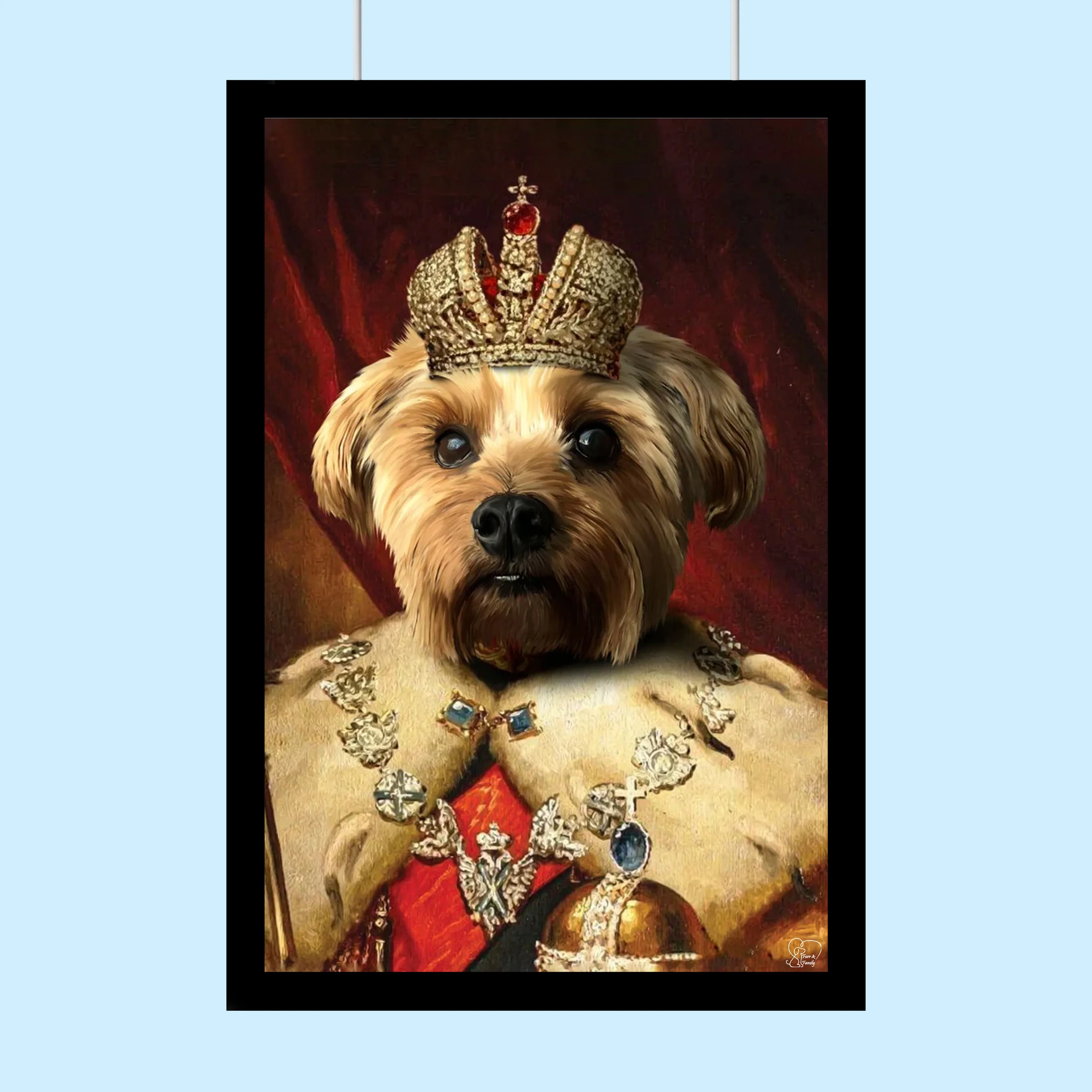 The Prince Ruler Pet - Custom Pet Portrait