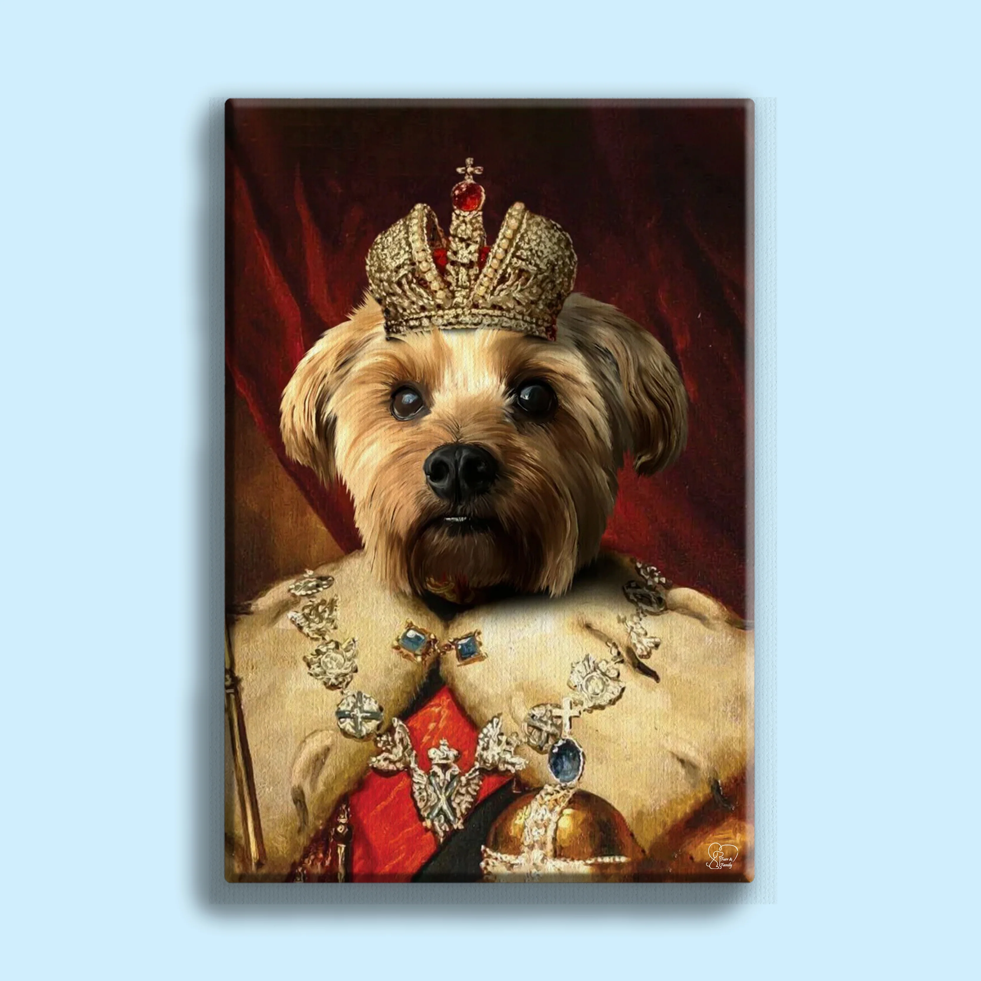 The Prince Ruler Pet - Custom Pet Portrait