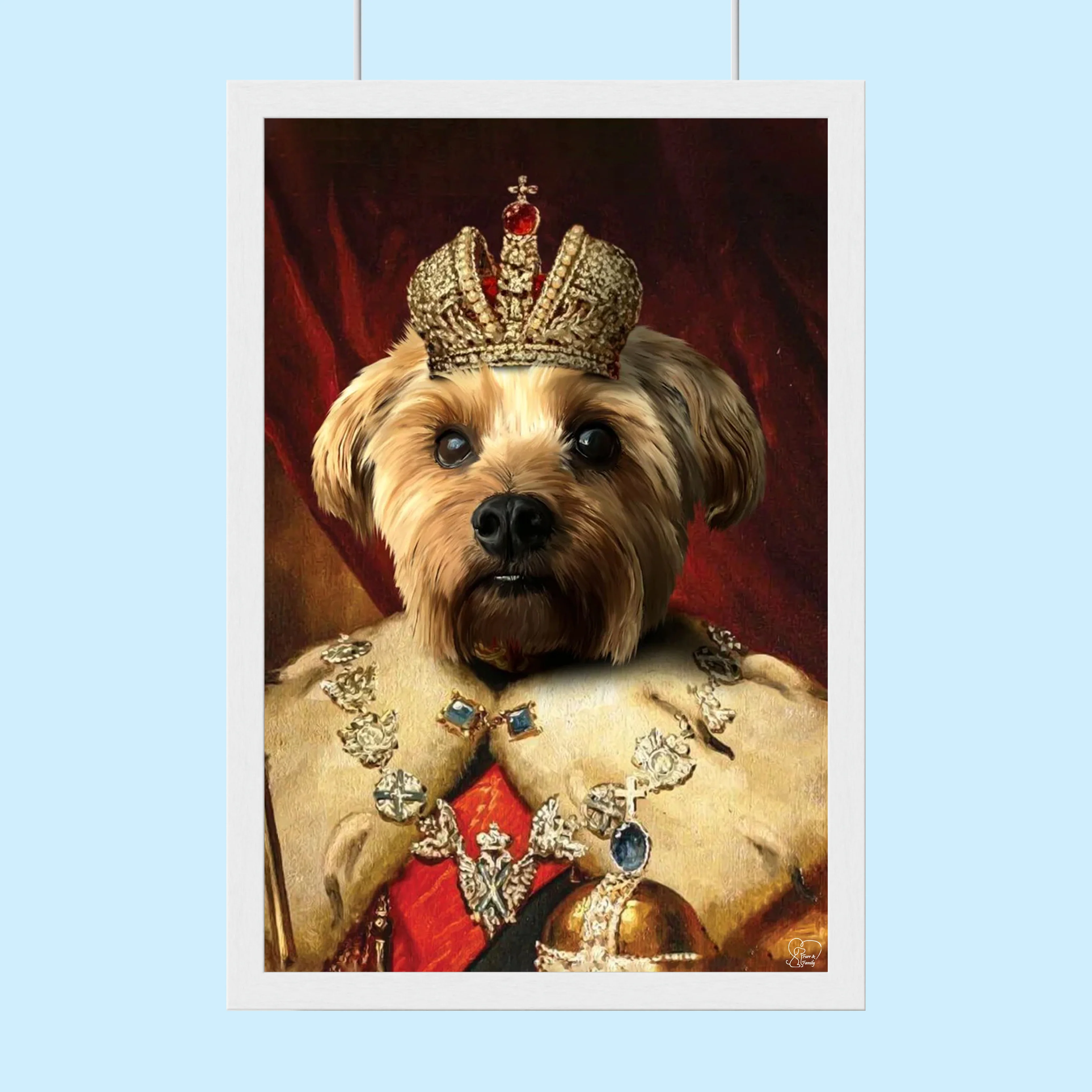 The Prince Ruler Pet - Custom Pet Portrait