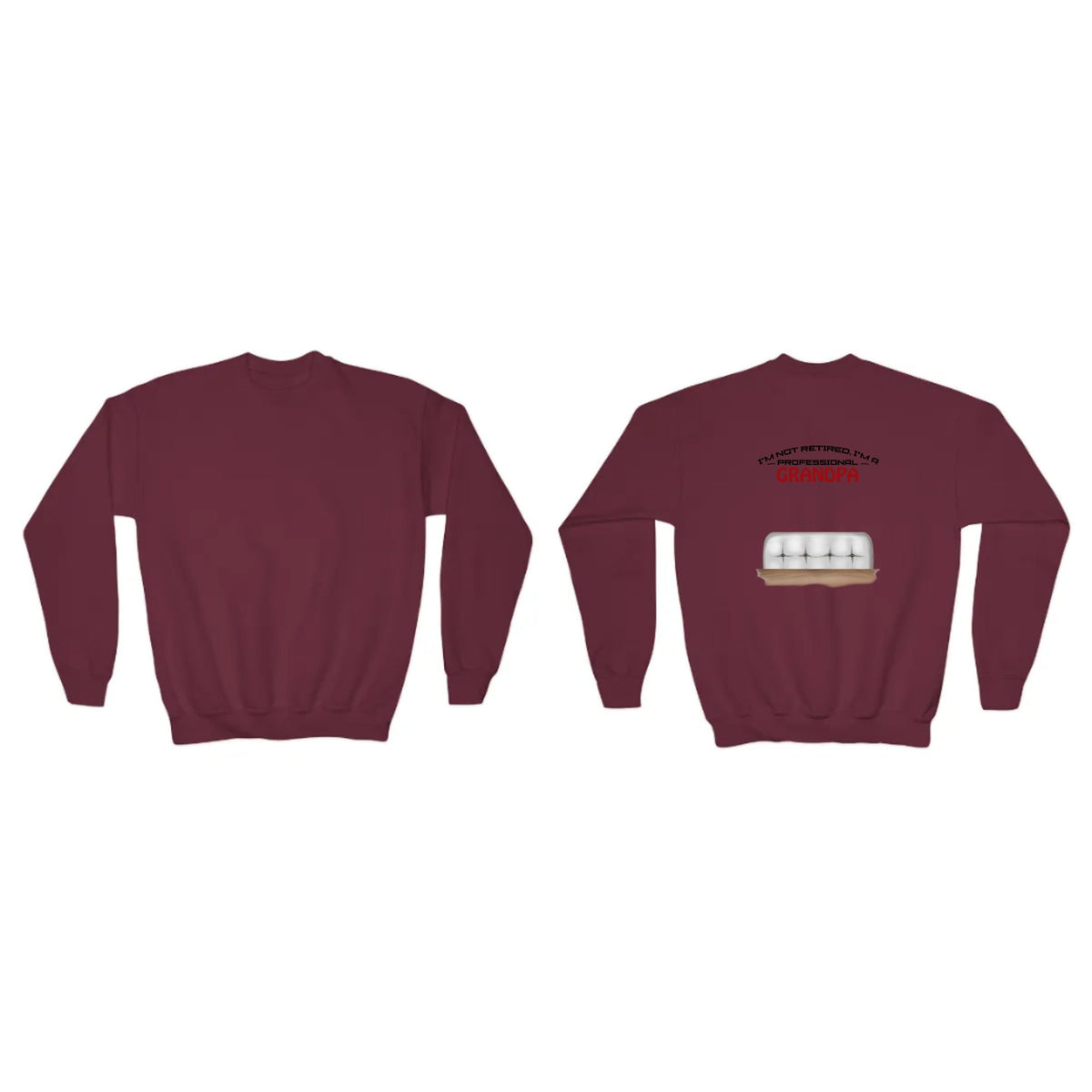 Youth Crewneck Sweatshirt Back