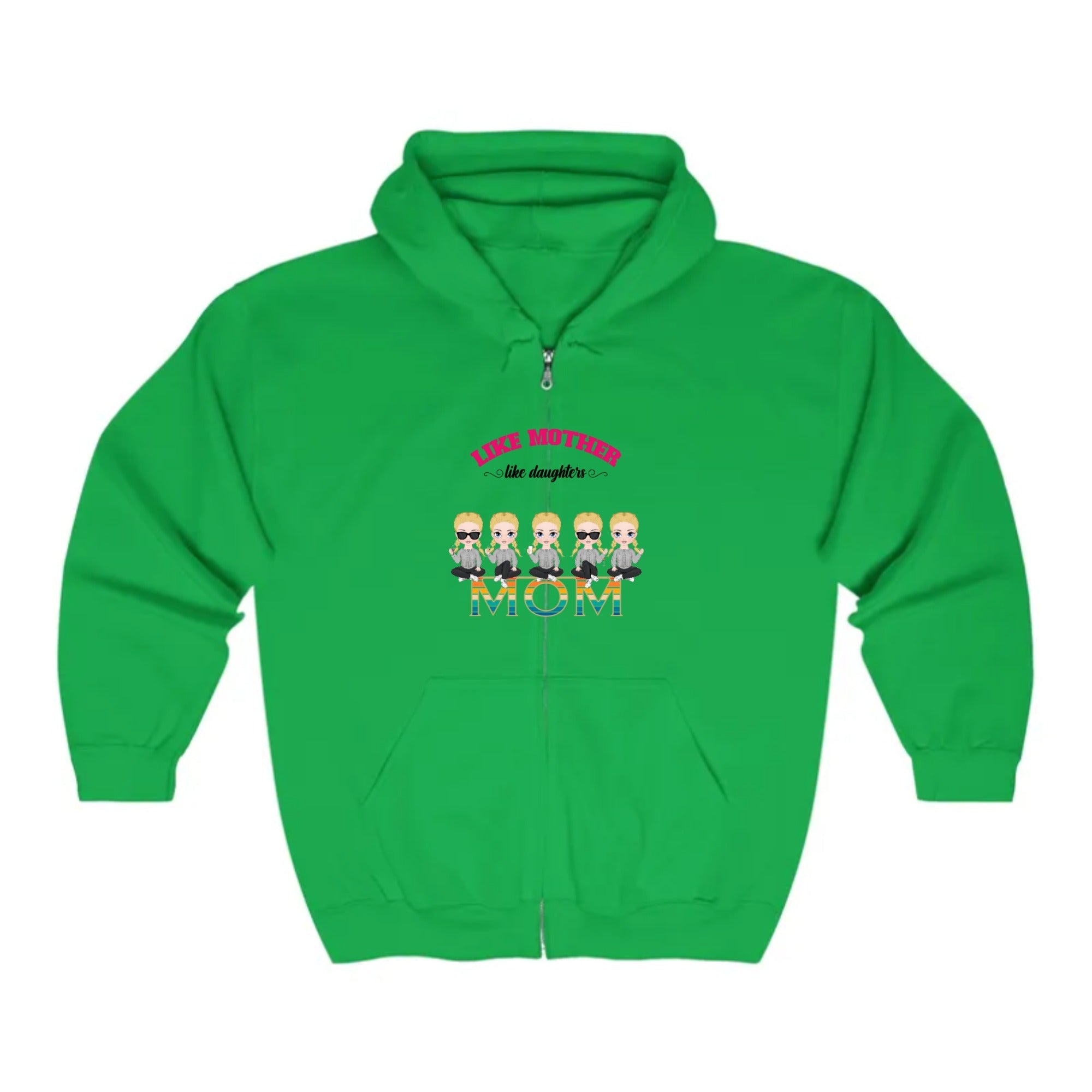 Like mother like daughter | Unisex Heavy Blend Full Zip Hooded Sweatshirt