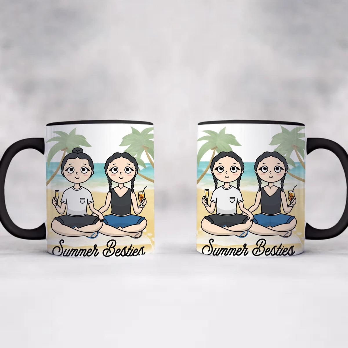 Summer Besties | Accent Mugs