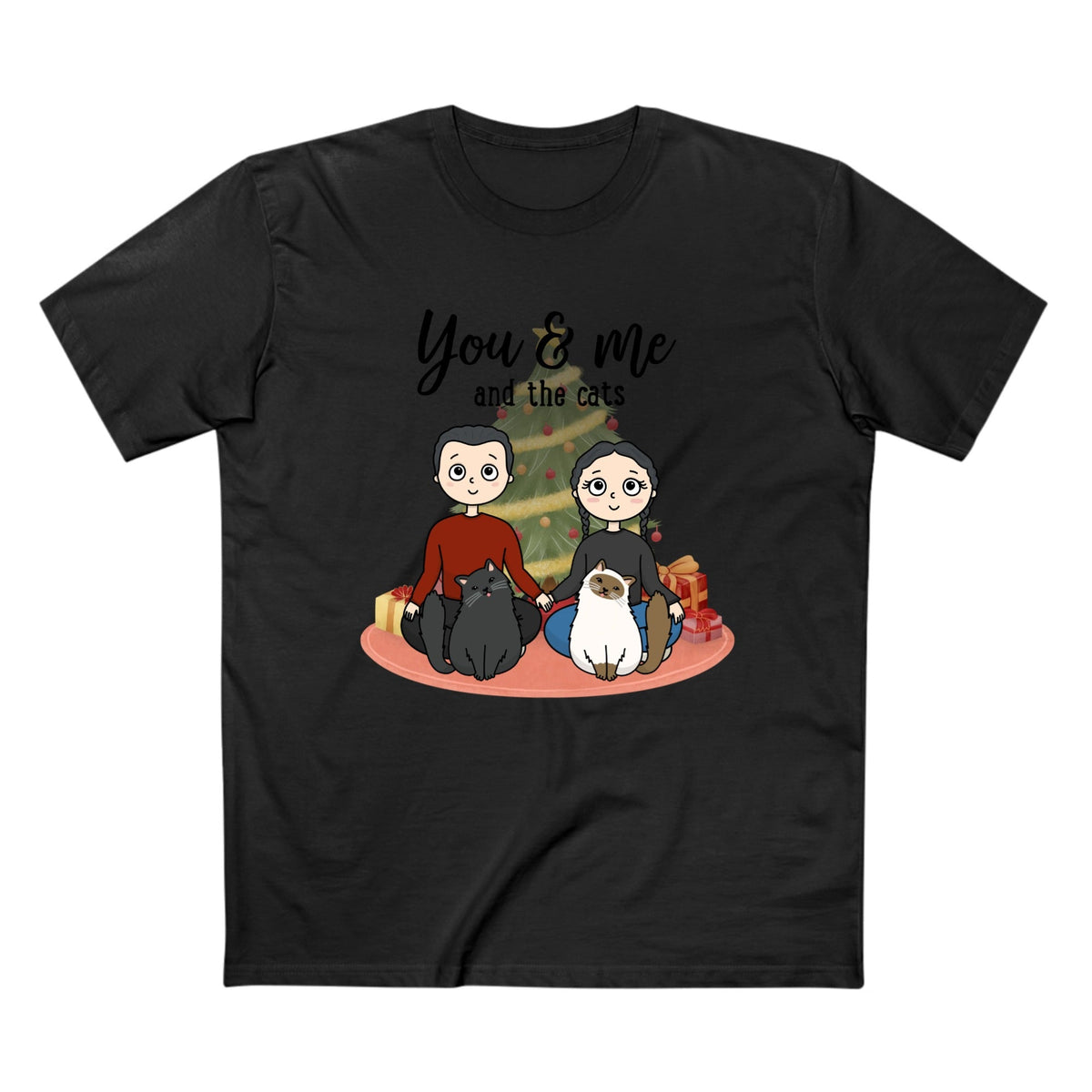 You & Me and the cats | Men's Staple Tee