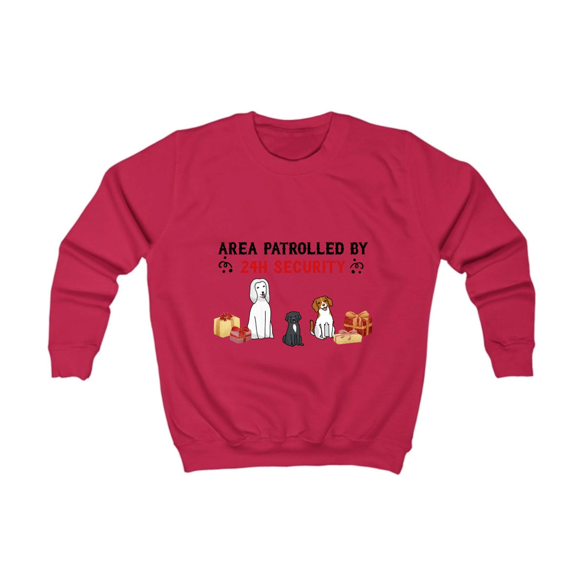 Area patrolled by 24th security | Kids Sweatshirt