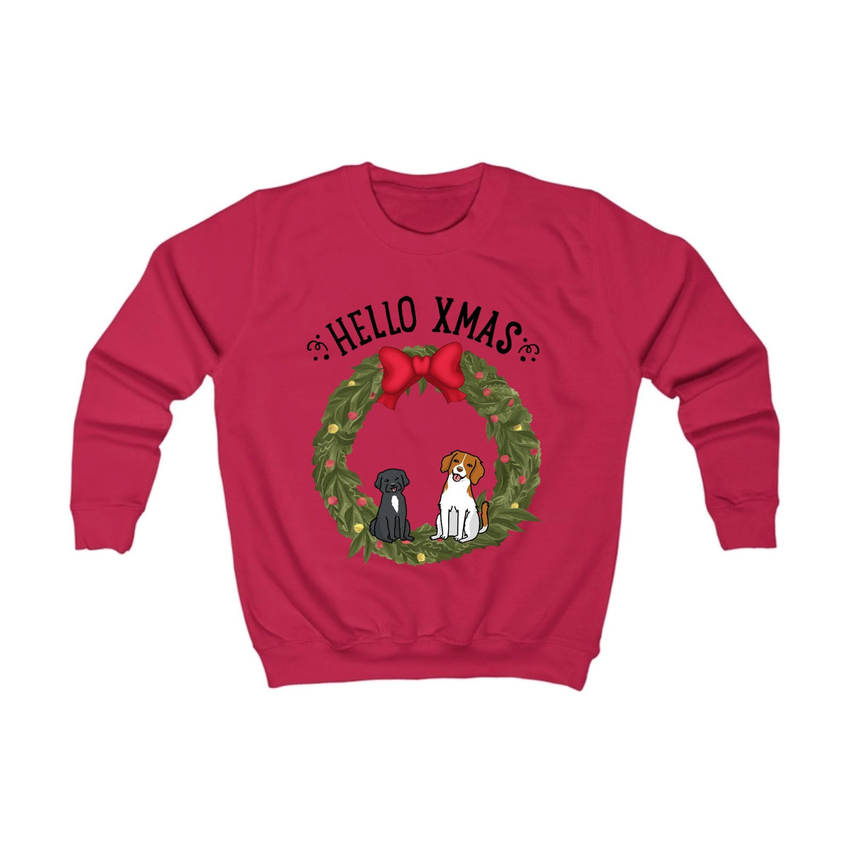 Hello XMAS-Dogs | Kids Sweatshirt