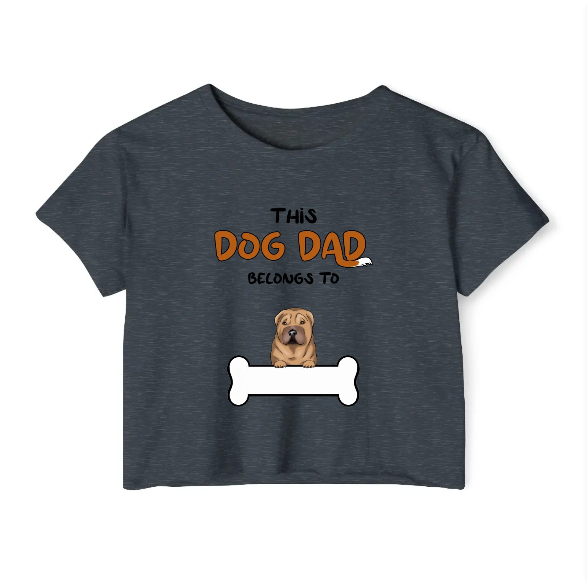 This Dog Dad Belongs to | Women's Festival Crop Top