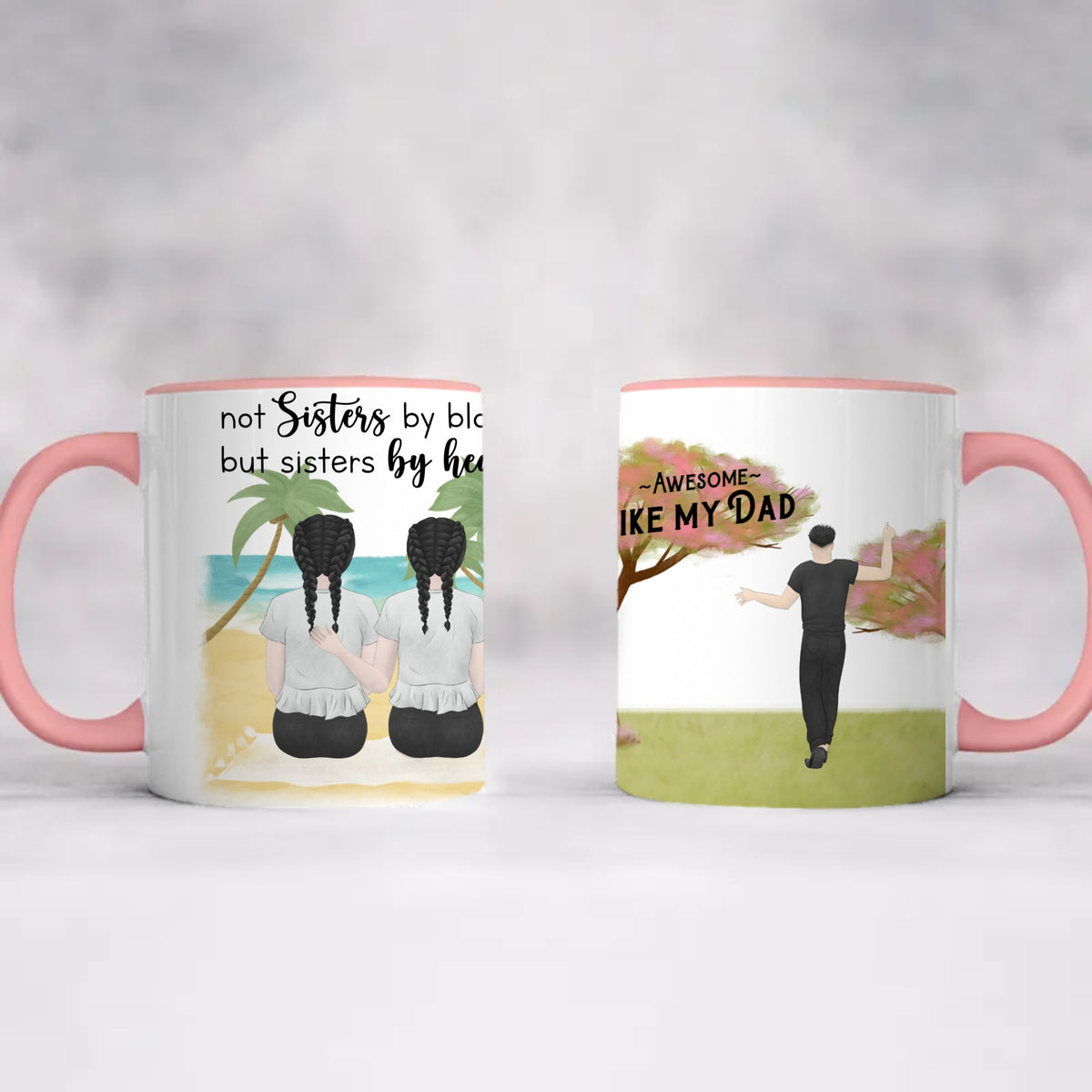 Awesome Like my Dad | Accent Coffee Mug