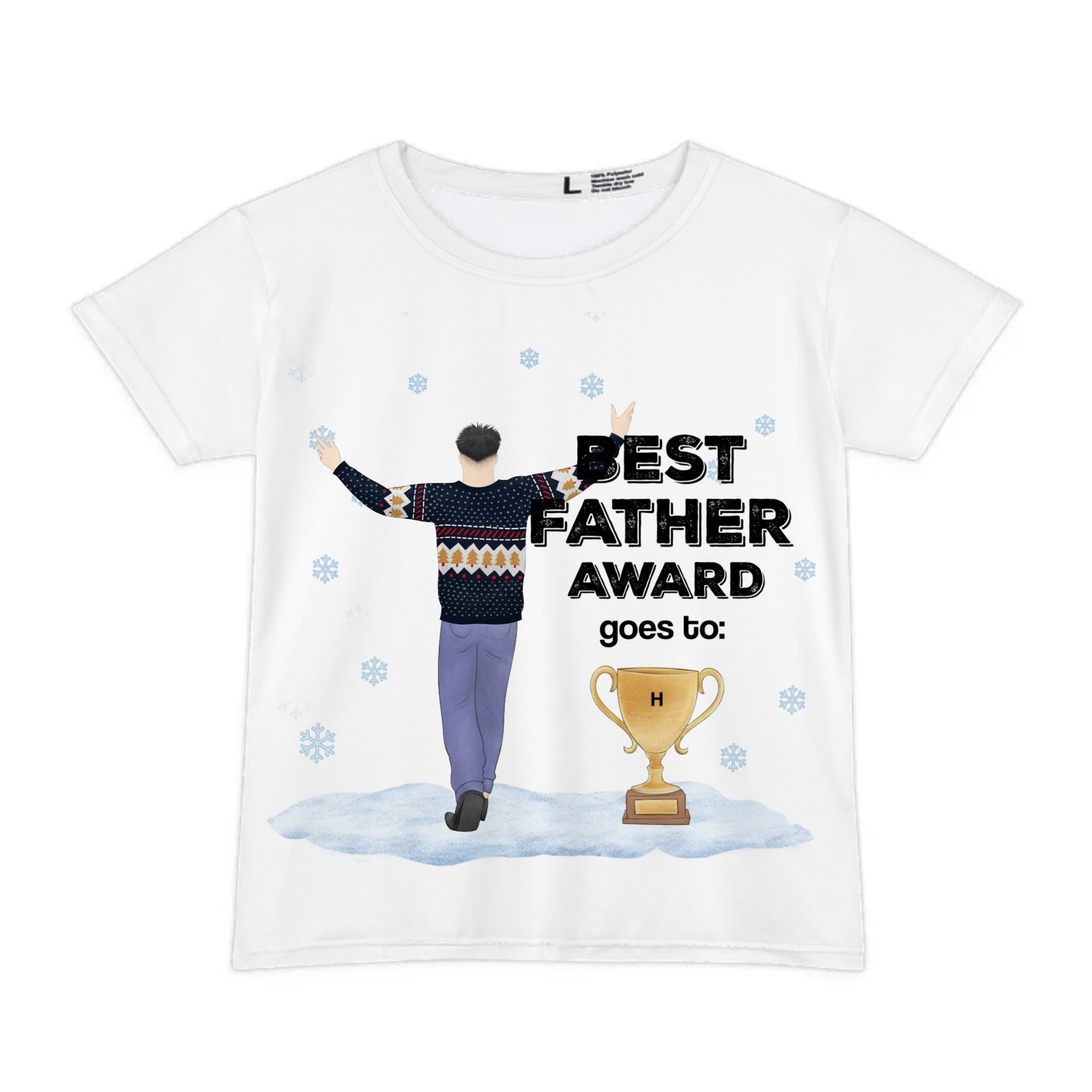 Best father award goes to | Women's Short Sleeve Shirt