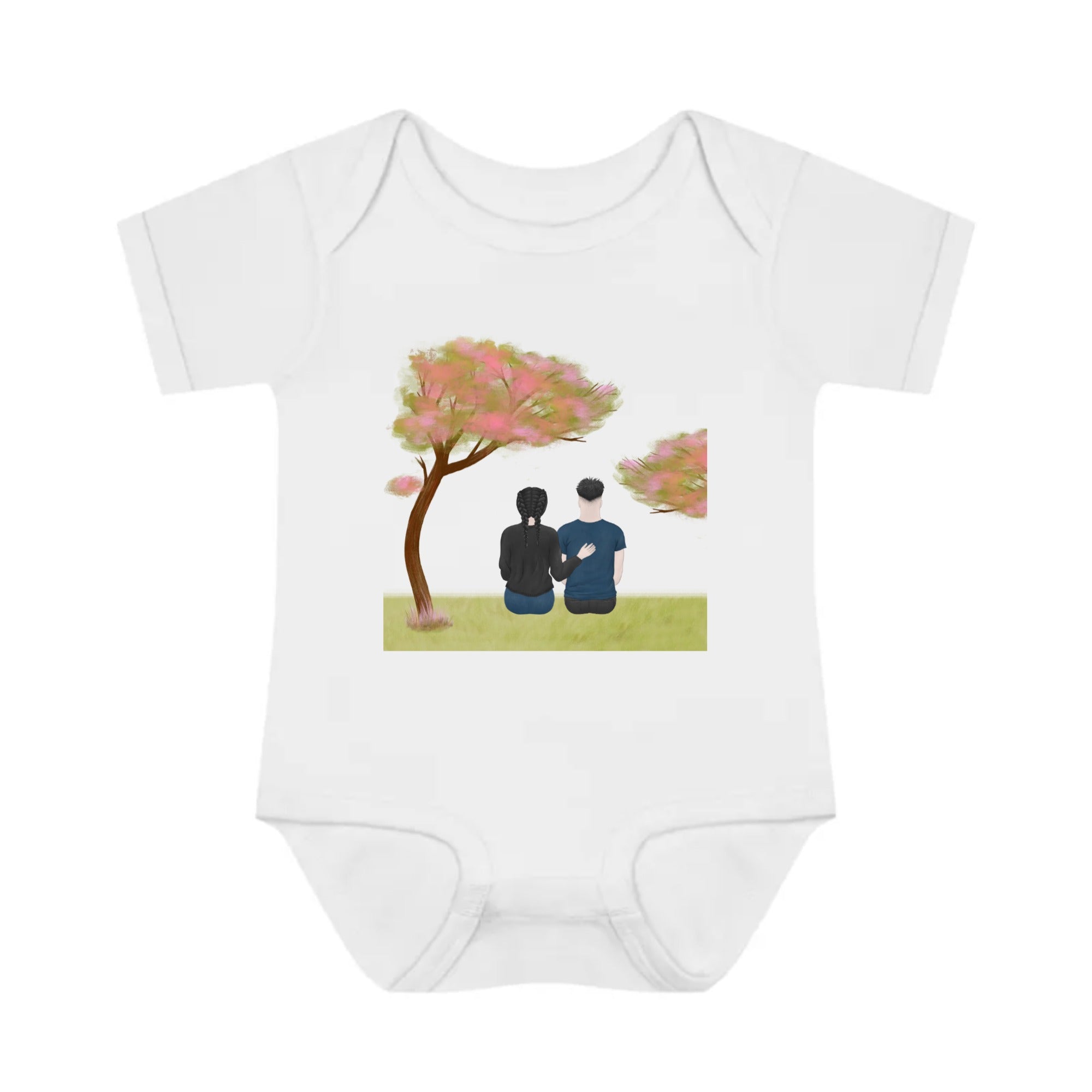 You and Me forever | Infant Baby Rib Bodysuit