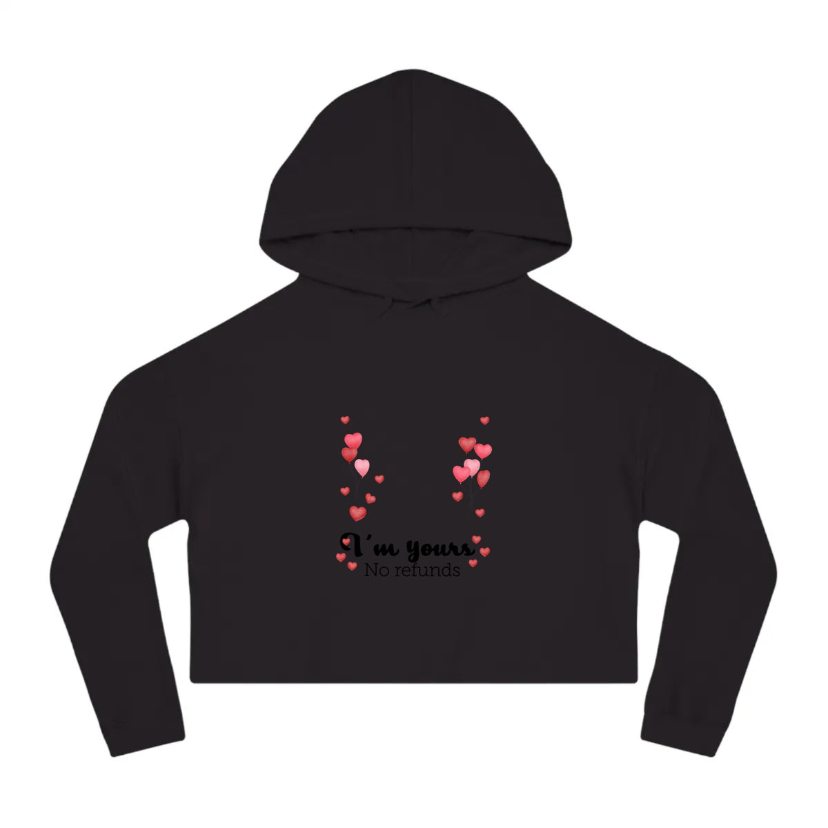 Women Cropped Hooded Sweatshirt