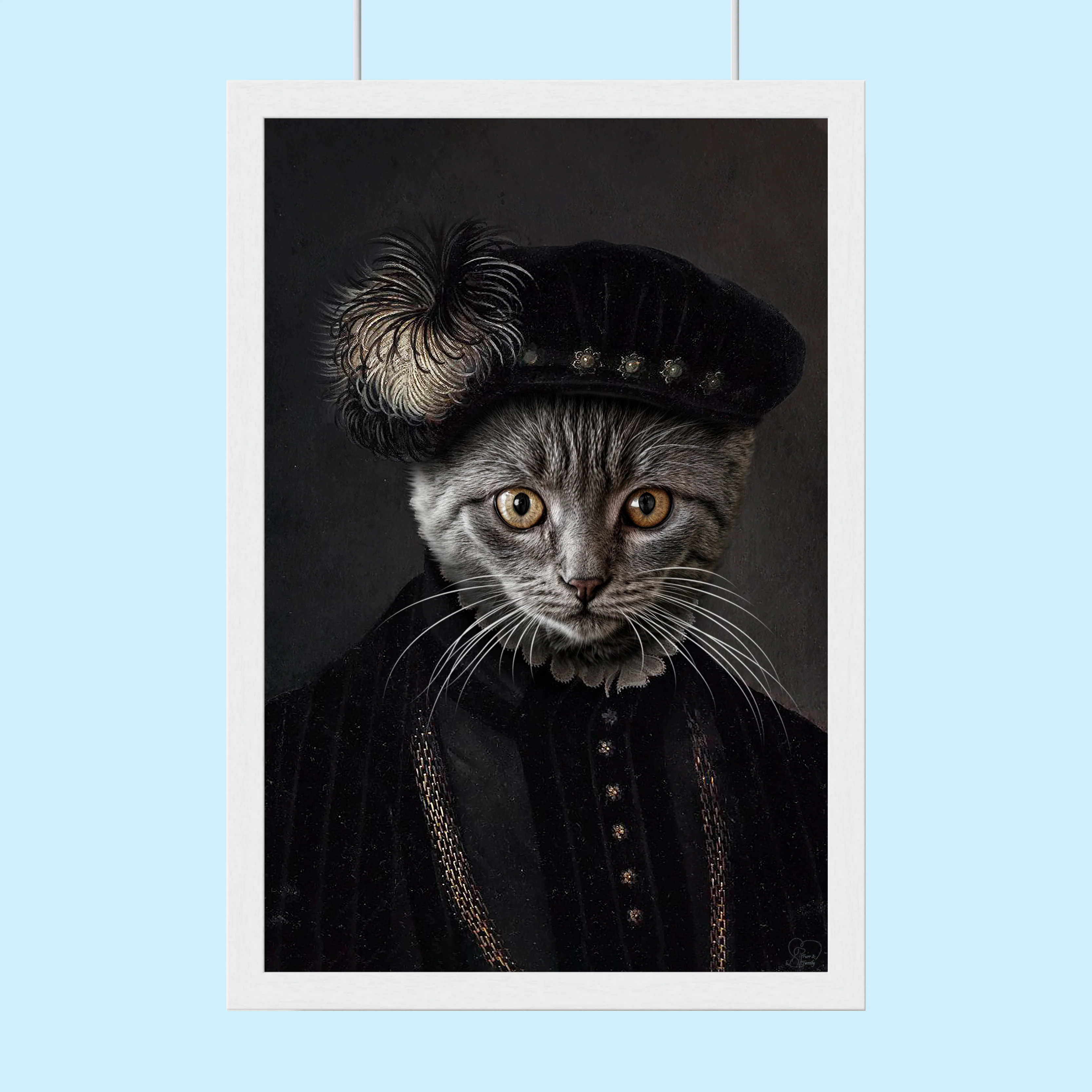 The Philosopher Custom Pet Portrait