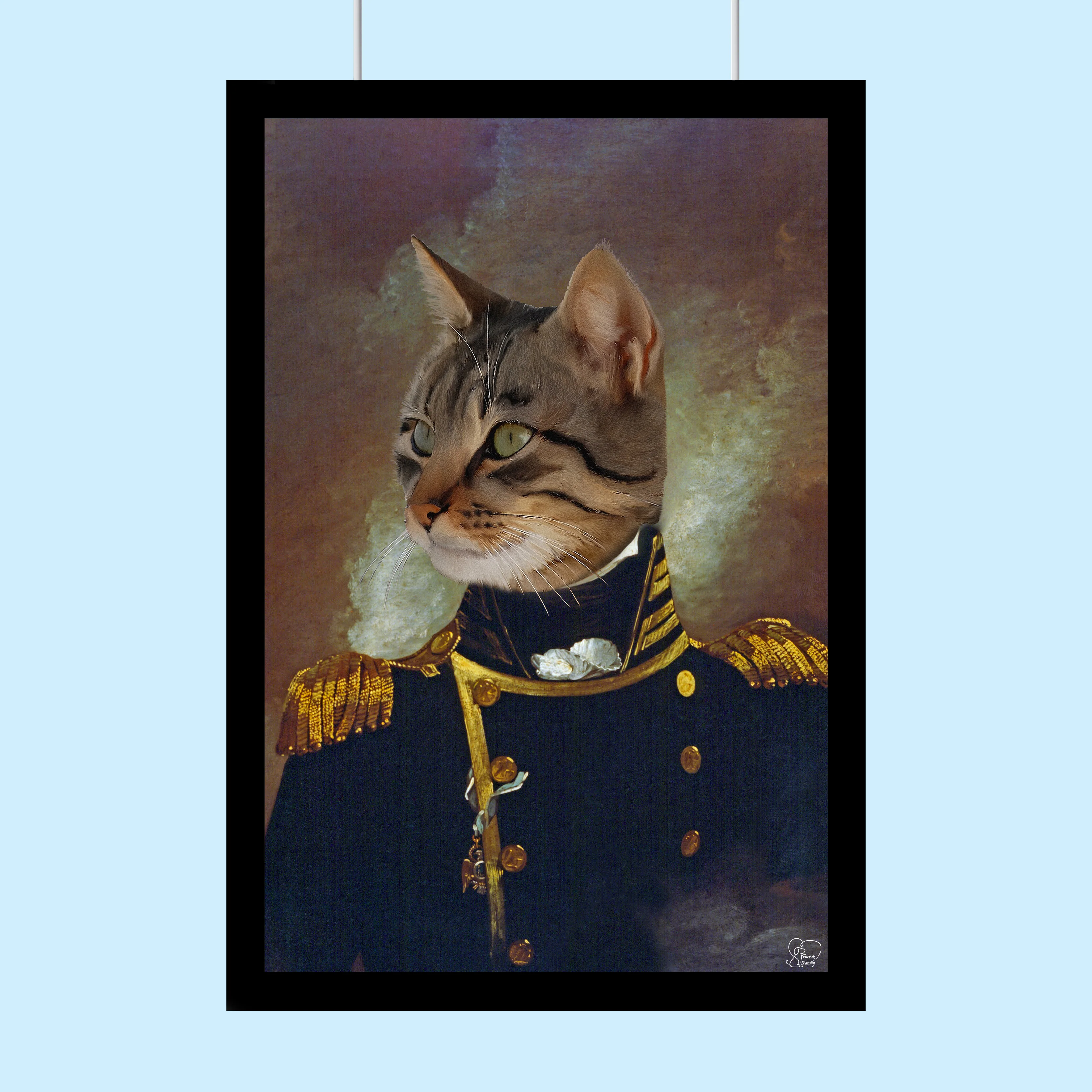 The Admiral - Custom Pet Portrait