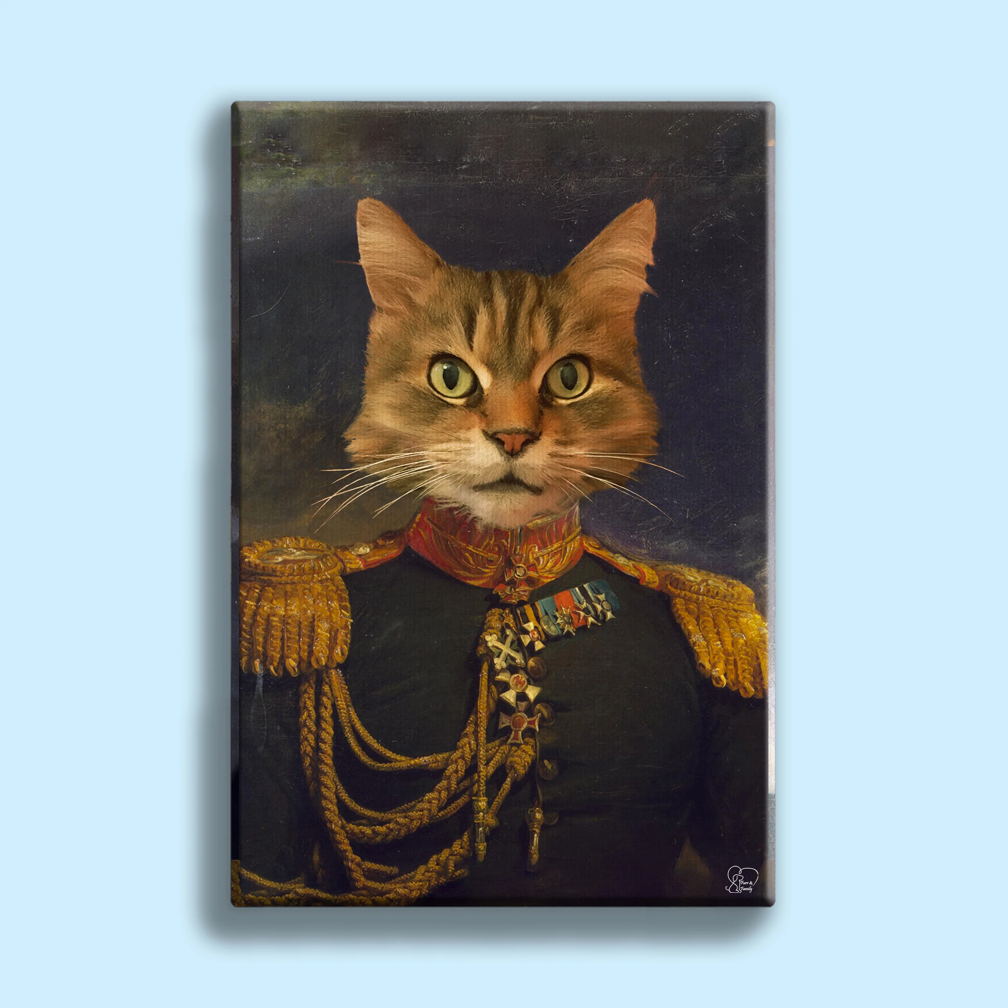 The Admiral Pet - Custom Pet Portrait