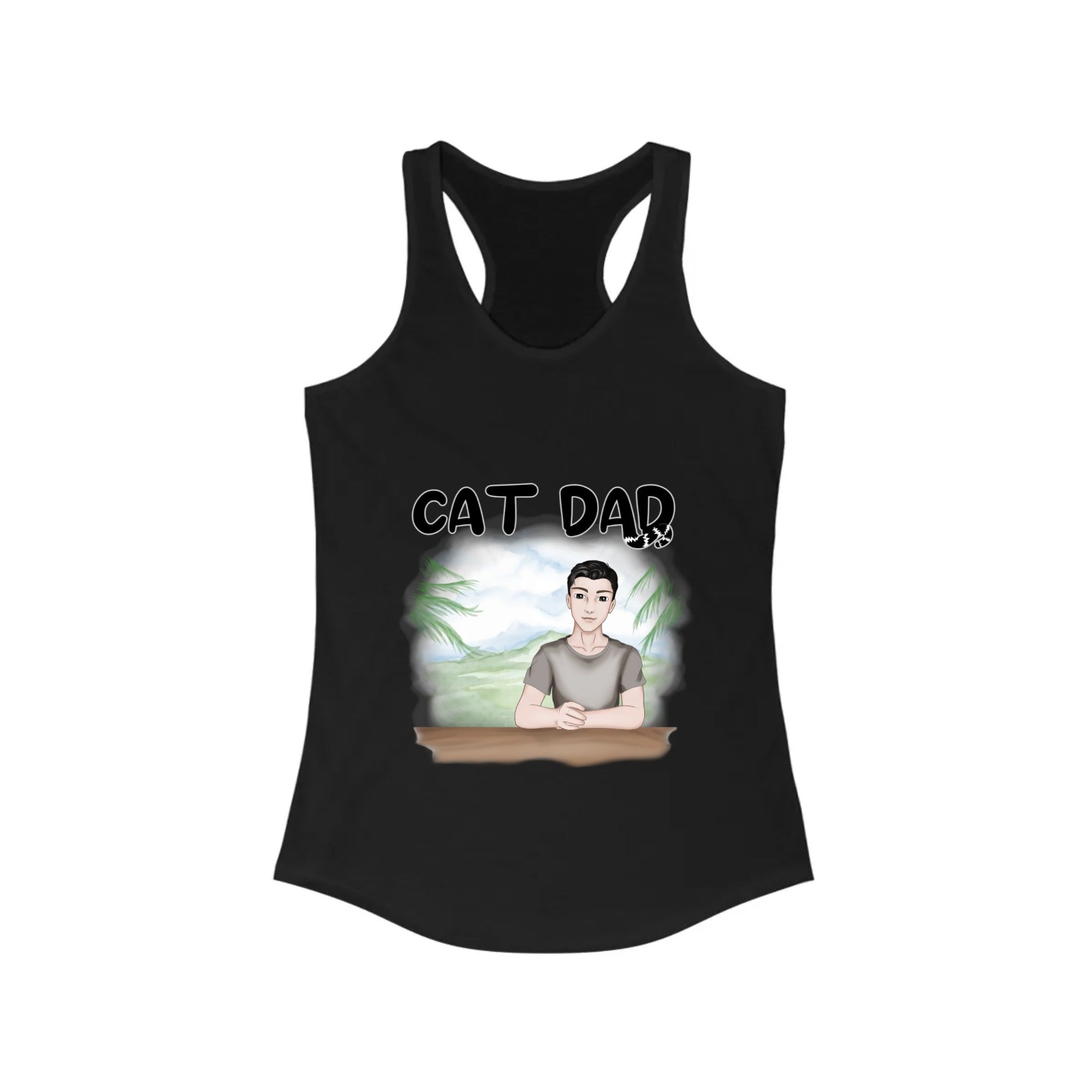 Cat Dad | Women's Ideal Racerback Tank