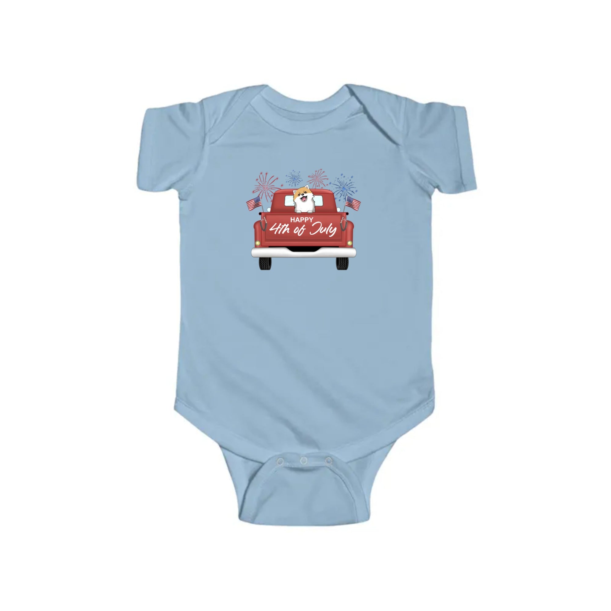 Happy 4th of July | Infant Fine Jersey Bodysuit