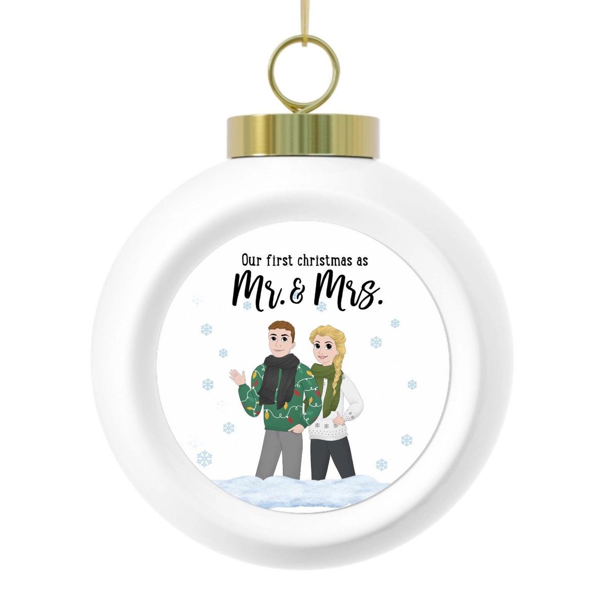 Our First Christmas | Christmas Ball Ornament