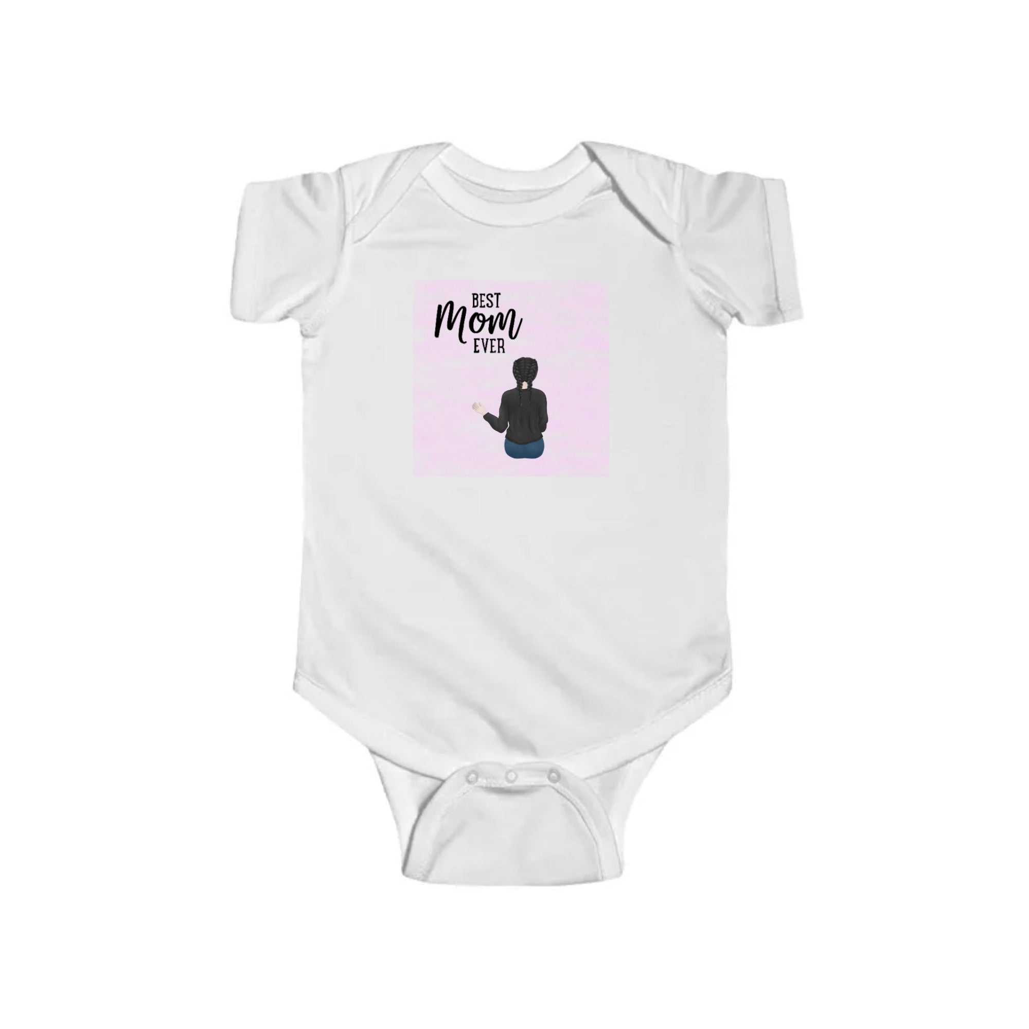 Best mom ever | Infant Fine Jersey Bodysuit