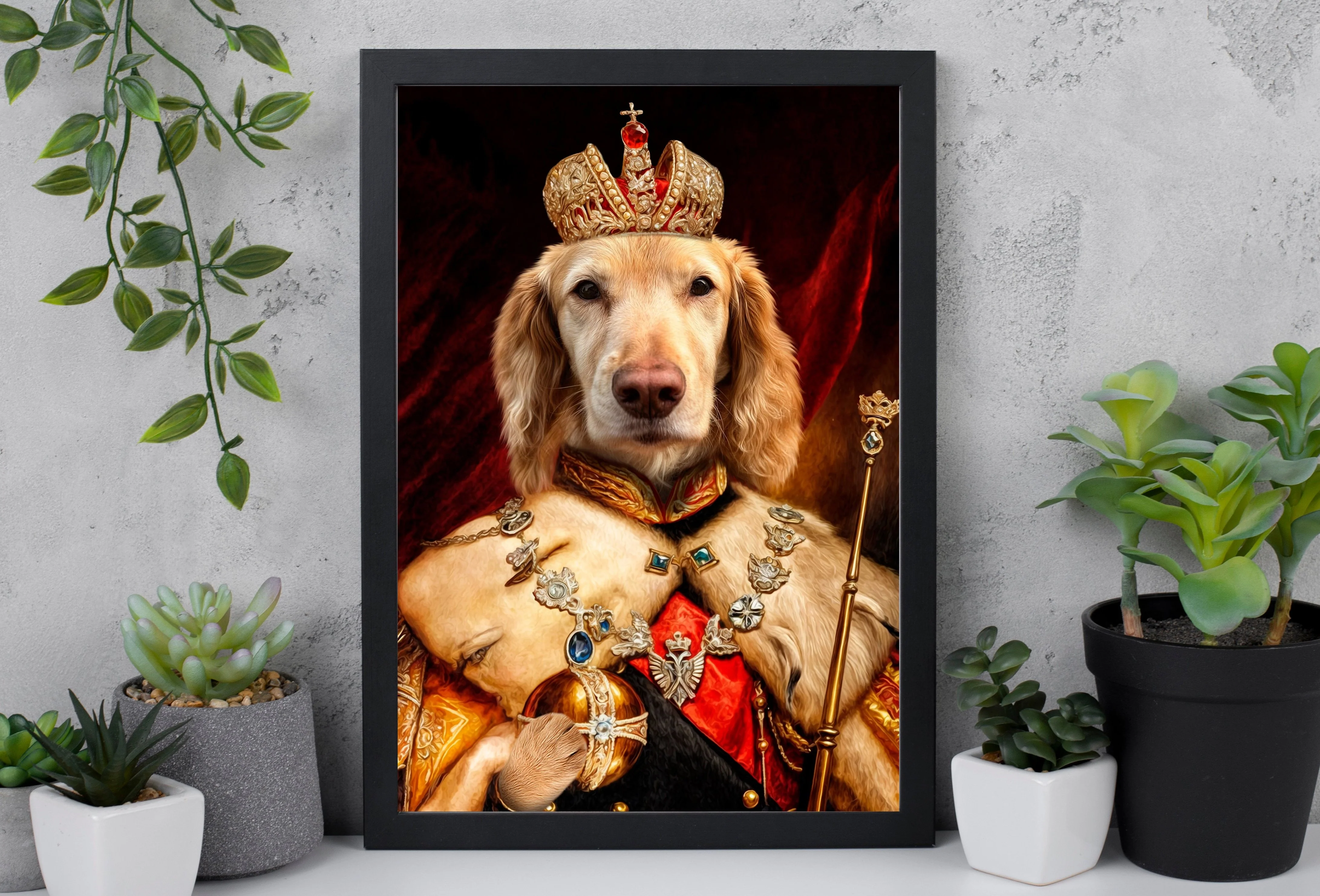 The Prince Ruler Pet - Custom Pet Portrait