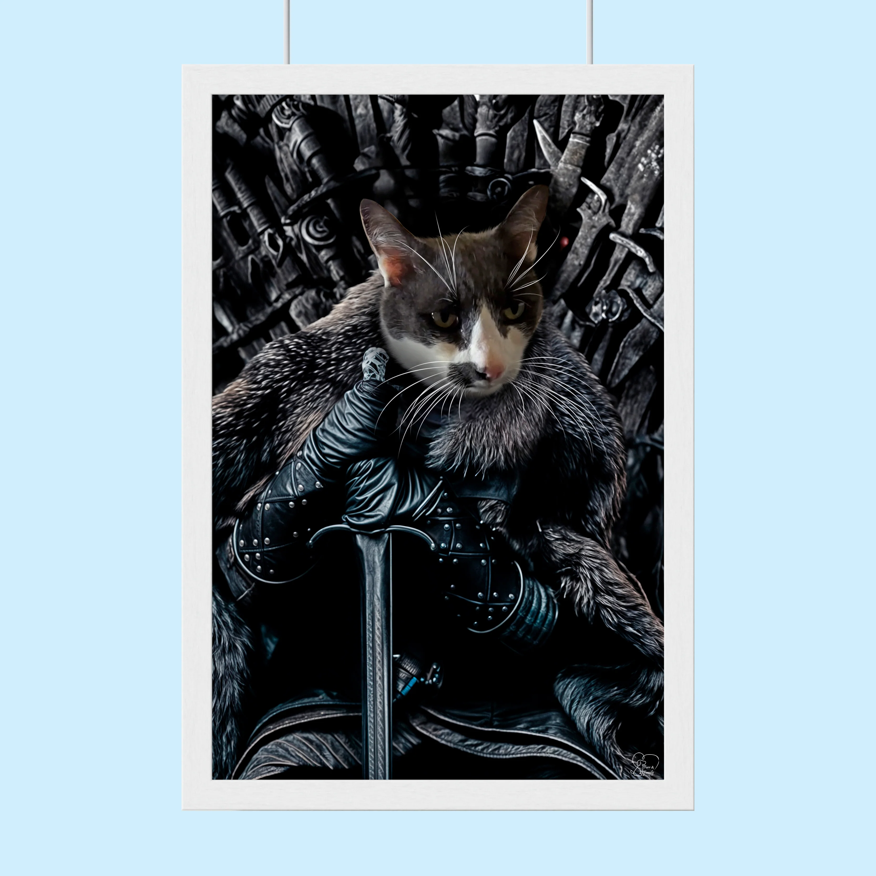 The Throne Guardian Pet Portrait