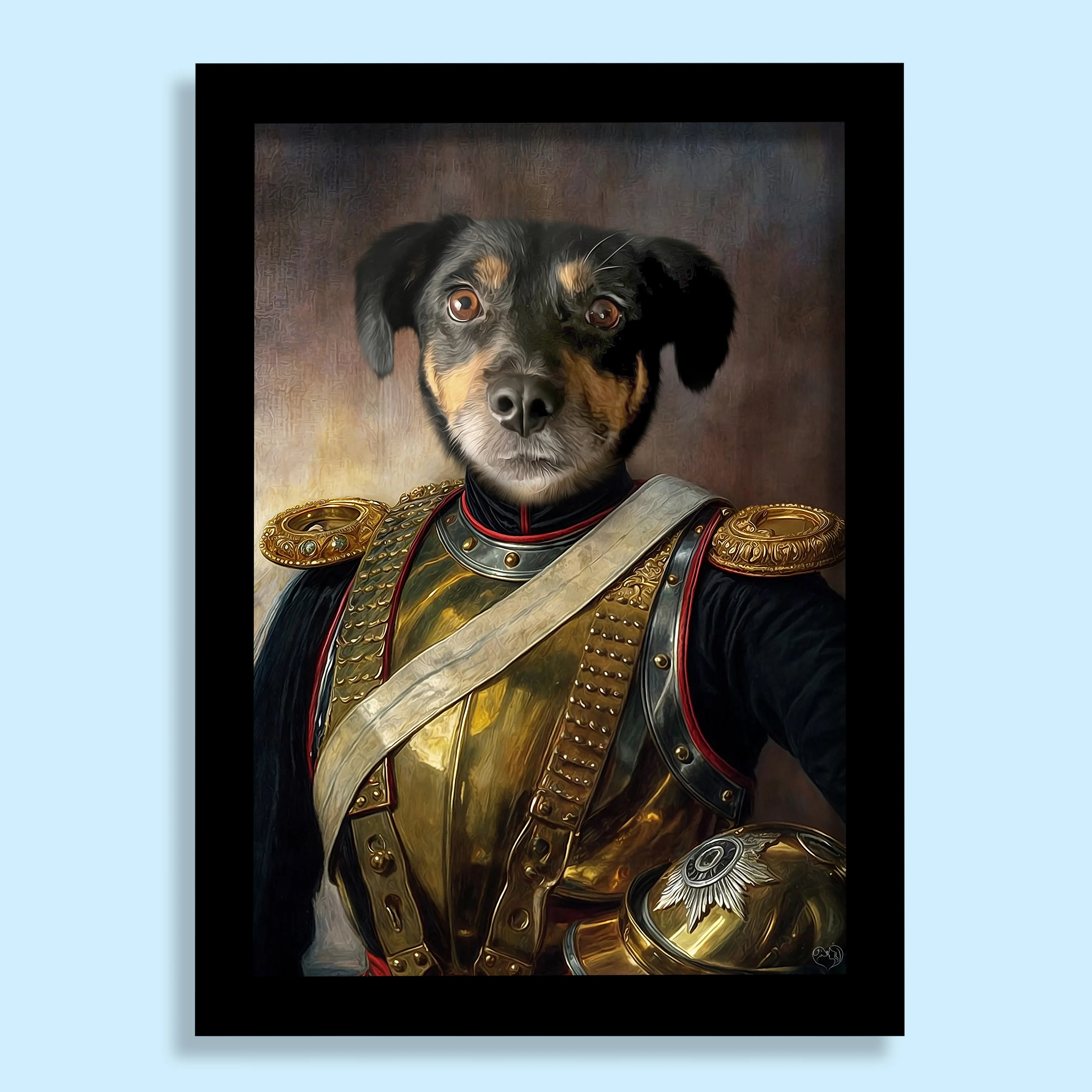 Aristocrat Elegance - Custom Pet Portrait