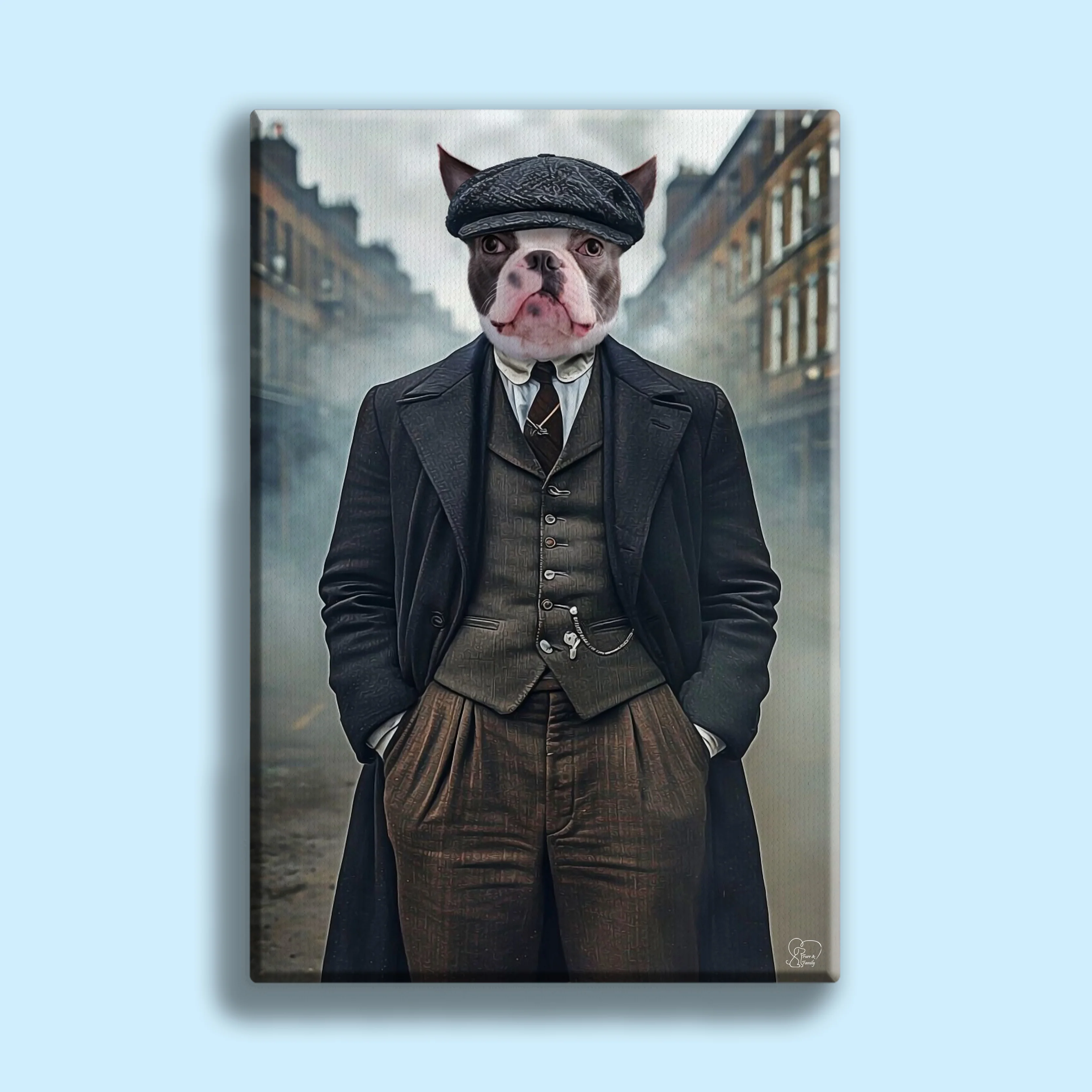 Peaky Blinders Pet Portrait - Custom Pet Portrait