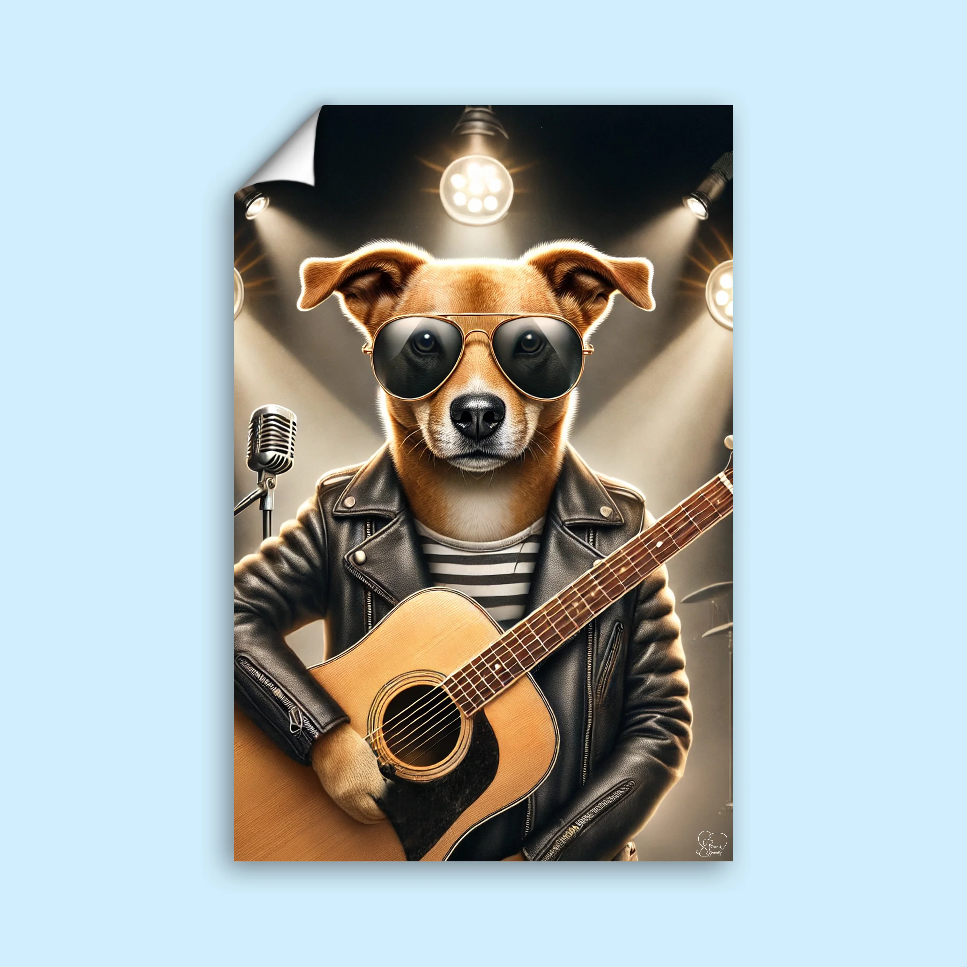 Custom Guitarist – ROCKSTAR Pet Costume EDITION