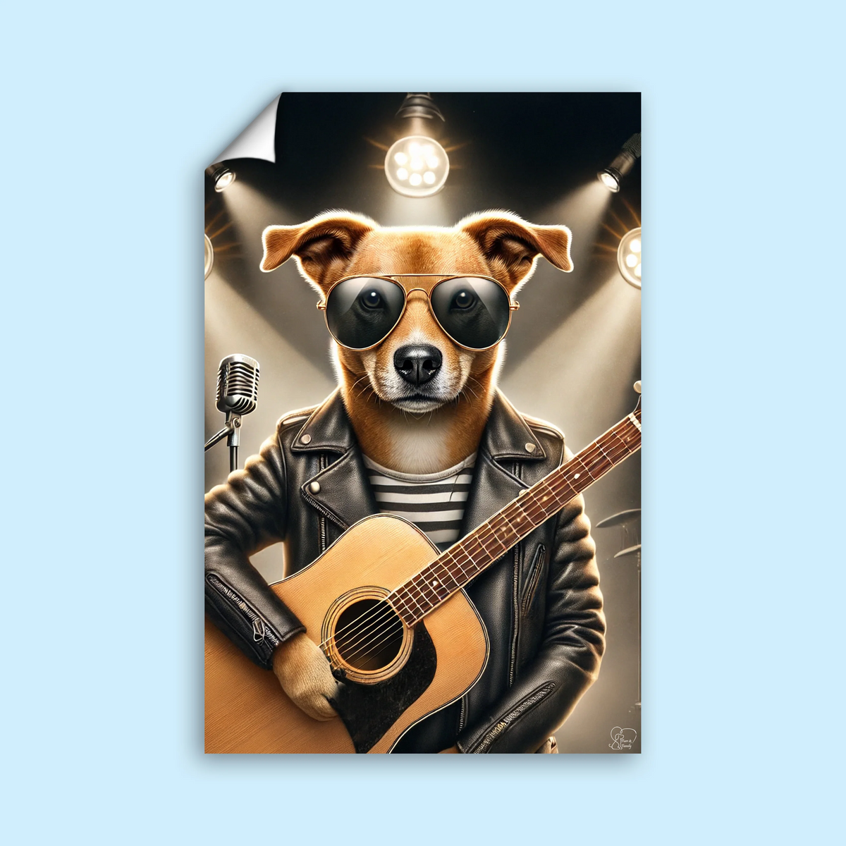 Custom Guitarist – ROCKSTAR Pet Costume EDITION